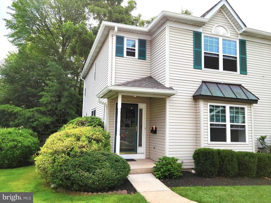 This spacious and well-maintained end-unit townhouse offers an unbeatable location in the heart of Hatboro—just minutes from the PA Turnpike, major highways, public transportation, parks, shopping, and medical facilities. The home features hardwood flooring on the main level and updated flooring on the second floor, with both full bathrooms recently renovated for a modern touch. The interior is bright, inviting, and in beautiful condition, ready to welcome its next residents. The layout includes three generously sized bedrooms, including a primary suite with a renovated full bath and walk-in closet, a second full bath, and a convenient powder room. Enjoy the large eat-in kitchen with sliding glass doors that open to a private rear deck and yard—perfect for outdoor dining or relaxing. A separate dining room and sunlit living room with oversized windows provide ideal spaces for everyday living and entertaining. A full unfinished basement offers ample storage. HOA fee is covered by the landlord. First month, last month, and security deposit required.