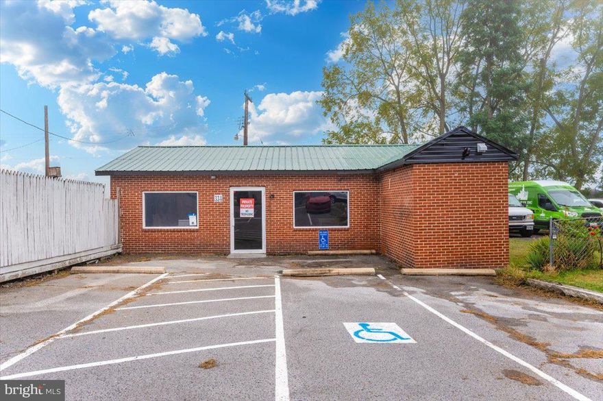 Newly renovated commercial building just outside the Downtown Hagerstown corridor! Offering over 1,000 sq ft of retail/office space, this detached property with ample parking has been fully upgraded with a new roof, new plumbing, and all-new electrical systems. Only the final electrical permit is in the process of being closed out, giving the next owner confidence and peace of mind. Excellent visibility and easy access along a well-traveled road just minutes from the heart of downtown, surrounded by shops, offices, and neighborhood amenities. Ideal for owner/users or investors, this turn-key space offers endless possibilities—retail, office, boutique, studio, or service-based business. Buyers to verify zoning for intended use. A rare chance to own a fully updated building in a rapidly revitalizing area