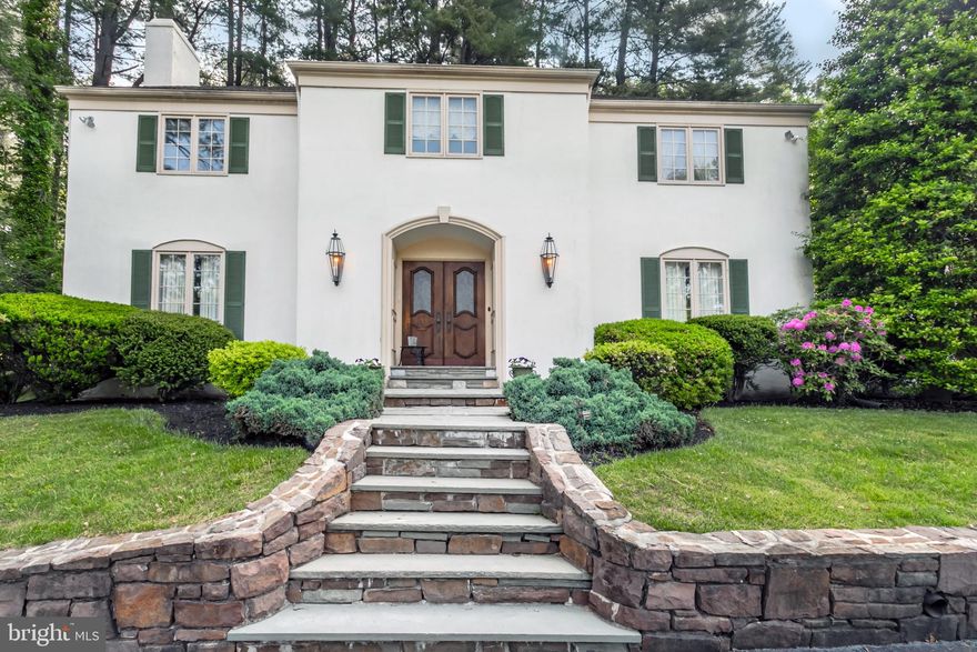 This  custom built  Newtown Square colonial provides elegance around every corner. This home boasts incredible attention to detail and a floor plan that offers today's buyers everything on their wish list. The curb appeal exudes style and grace. Imagine your guests driving up the circular driveway to enjoy an evening to gather for cocktails. The maple double entry door is accented beautifully with natural stone steps extending a warm welcome.  Enter the front door to the foyer and your gaze will be drawn to the cathedral ceiling complete with crystal  chandelier. This entryway will leave a lasting impression.  The custom marble foyer and curved staircase offers a special architectural experience. To the left is a spacious living room complete with a wood burning fireplace with a lovely  French inspired mantle. To the right of the foyer is the formal dining room with a neutral palette, crown molding  and beautiful natural light.  Beyond the dining room is the large kitchen complete with peninsula for casual meals. A few steps away is the family room. The brick fireplace is the focal point of this gathering space. Off the family room you will  be delighted to find French doors that lead to a home office complete with custom built in bookcases.  The first floor is complete with a half bath and laundry room easily accessible to the 2 car garage. Travel the gorgeous stairway up to the second floor and the landing will impress you with an open airy feel with a charming sitting area. Two large cedar closets are found on the second floor landing. The Primary bedroom is spacious with an ensuite complete with a shower/tub combo. A spacious walk-in closet completes the primary suite.  Across the hall are 3 nice sized bedrooms with ample closet space.  The hall bath boasts double sinks and plenty of storage. The property is immaculate and offers a floor-plan that exudes charm combined with functionality for everyday living. The outdoor space offers a private outdoor retreat. The flat level yard boasts a  flagstone patio to entertain guests this summer.  The location of this gem offers an idyllic neighborhood with tree lined streets along with the nationally ranked Radnor Township School District.  Conveniently located to shopping and dining in Newtown Square, Bryn Mawr and Wayne. Easy access to the Radnor Trail, major routes,  regional rail with an express train  to Center City from Bryn Mawr.        
Please note:  Public records indicate 1981 as the year built.  This is incorrect.  The home was built aprox. 1968.  This Is It… This Is the One… Welcome Home!  Make your showing appointment today!