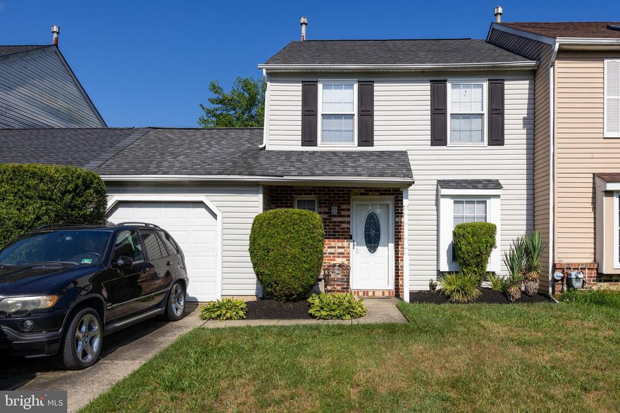 Thank you for your interest in 13 Hopewell Lane, a beautifully maintained 3-bedroom, 1.5 bathroom townhome. This charming home was just upgraded and is move-in ready. It features gorgeous new flooring throughout the living and dining room, elegant crown molding throughout, fresh paint, and a fully renovated half bathroom on the main floor. The kitchen is both functional and stylish, offering ample cabinetry, stainless steel appliances, tile flooring, and a tile backsplash for a modern touch. Adjacent to the kitchen is a cozy dining area and a spacious living room with recessed lighting and oversized windows that flood the space with natural light. Upstairs, you'll find a generously sized primary bedroom with oversized windows and a large walk-in closet, along with two additional spacious bedrooms. Brand new carpet will be installed with an accepted offer. The full bathroom has been beautifully upgraded with a new bathtub and stunning tile-surround, toilet, lighting, and fresh paint, complemented by tiled floors and a modern vanity. Enjoy outdoor living in the fully fenced-in backyard, featuring a deck perfect for entertaining, and a 1-car garage for convenience and extra storage. Ideally located close to public transportation, shopping, and with easy access to the Atlantic City Expressway, this gem won't last long. Schedule your tour today!