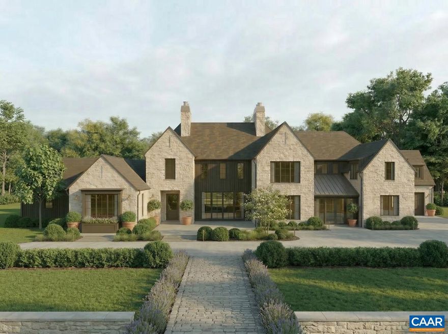 Located just west of Charlottesville in an area of noted estates, this 3 acre parcel offers mountain views and privacy.  Build-ready with a 5 bedroom septic, the lot provides the opportunity to create a statement home within 5 minutes of conveniences at Barracks Road.  Drive to UVA, Farmington and Boar's Head in 6-8 minutes.  Permit-ready construction plans by Bushman Dreyfus are available from which to create Garth Road's next significant residence.  Another proposed home on this site can be viewed at mls# 673922.  The parcel is also suitable to a smaller, one-level residence.