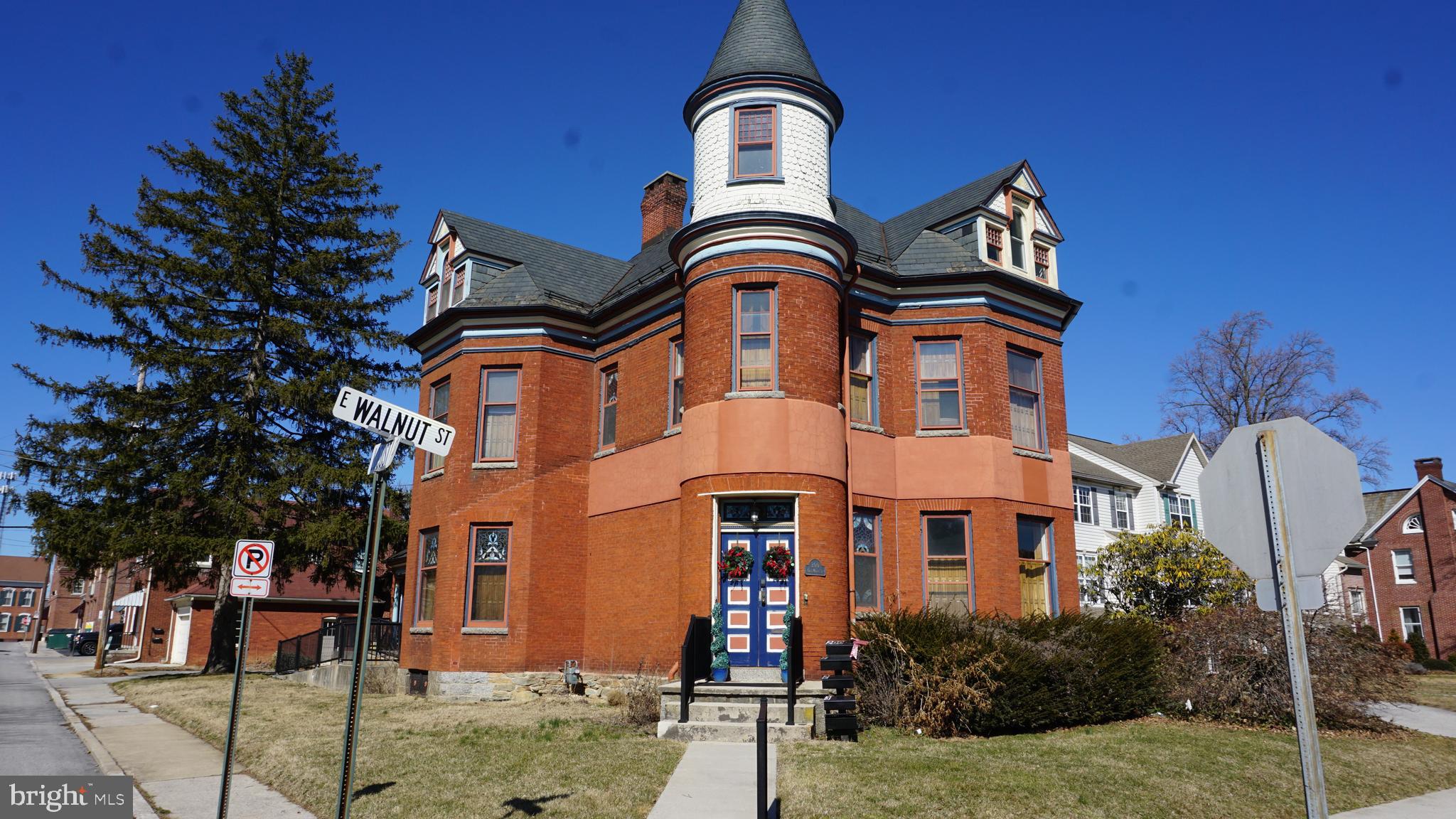 Welcome to this historic building located in Hanover near the center of town. This two bedroom, two bath unit has been recently updated. It features a unique layout that spans two levels. The first floor entry leads to the first of two full baths and the kitchen. There is also an auxiliary exit on this floor. The upper floor has a second full bathroom, separate laundry room, living room, two large bedrooms, and a den or multipurpose area. The home is updated with central air and heat via efficient mini-split units. Each unit has its own meter for electricity. The best part is that it offers off-street parking in an excellent parking lot. Make an appointment today to see this unique apartment. Pets case by case basis