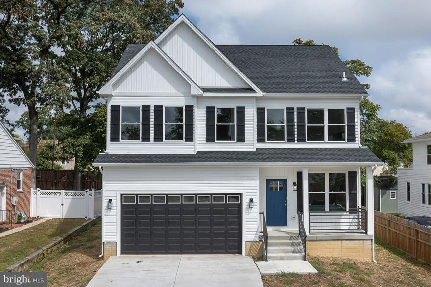 Treat yourself to the modern living you crave in this newly constructed Parkville residence! From the picturesque white exterior beautifully contrasted by black trim to the welcoming front porch, this remarkable gem exudes curb appeal. Explore the sophisticated interior, displaying a fusion of neutral tones, high ceilings, and gorgeous wide-plank flooring. Large windows fill the living room with abundant sunlight, while a striking accent wall adds depth and texture. Avid entertainers will love the seamless flow between the chandelier-lit dining area, where glass sliders let you take meals alfresco, to the family room with a dramatic fireplace anchoring the spectacular coffered ceiling. Steps away, a chef-inspired kitchen beckons the home cook with its suite of stainless steel appliances, crisp white shaker-style cabinetry, chic patterned backsplash, and sleek quartz countertops that extend to the multi-seater island. Retire to the restful comforts of the four upper-level private retreats, all graced with plush carpeting. Double doors reveal a stylish and generous primary suite showcasing a vaulted ceiling with a fan, a walk-in closet, and an exquisitely tiled 4-piece ensuite with a tub and separate shower. A versatile, finished basement with a full bath can be utilized as a recreational area, a gym, or even an accommodation for overnight guests. Outside, host weekend BBQs or celebrate memorable occasions in the secluded backyard where a verdant lawn means unlimited fun in the sun. Other notable features are a second-story laundry room, a half bath, and an attached 2-car garage. As a premium perk, its fantastic location places you near shopping, dining, and entertainment. Come take a tour before it’s gone for good!