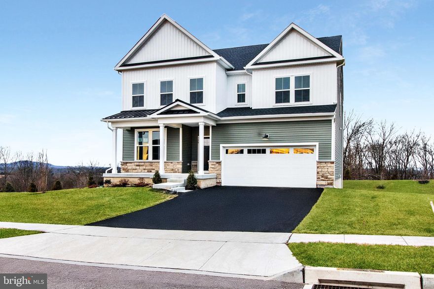 *Newly updated with real photography showcasing the true beauty and finishes of this home. Move in ready home!* New construction without the typical wait! Welcome to 130 Steiner Way in the beautiful Farm View community, located in the highly rated Perkiomen Valley School District. This stunning Dalton Farmhouse checks all the boxes with 4 bedrooms, 4.5 baths, a 2-car front-entry garage, and nearly 3,900 sq ft of thoughtfully designed living space.

Start your day on the charming farmhouse front porch, soaking in the peaceful surroundings. Inside, the bright gourmet kitchen shines with white 42” soft-close cabinets, quartz countertops, a stylish gloss backsplash, and stainless steel appliances—all included. Luxury vinyl flooring flows throughout the first floor, adding warmth and durability.

The spacious family room with fireplace is perfect for cozy nights in, while the sunroom is a true standout—ideal for morning coffee with serene views of the Perkiomen Valley Trail and private open space. A flex room and first-floor office give you plenty of options for work, play, or guests.

Upstairs, the primary suite feels like a retreat with a tray ceiling and spa-like bath. Bedroom two features its own private en-suite (a rare bonus!), while bedrooms three and four, a hall bath, and convenient second-floor laundry complete the level.

Need more space? The finished basement with full bath is ready for movie nights, entertaining, or guests.

All of this is just minutes from Route 422, Philadelphia Premium Outlets, outdoor recreation, and the dining and nightlife of Skippack—yet tucked into a quiet, scenic neighborhood.

Homes like this don’t come along often—move-in ready, new construction, and a location everyone wants. Don’t wait to see this one.

*Please note: Scheduled appointments are encouraged. If using a Realtor, Realtor must be present for first showing. Exterior photo is actual home. Other photos are for representational purposes only. Details and selections will vary. See sales team for details. Taxes to be assessed after settlement.  For open houses, please visit the model home.*