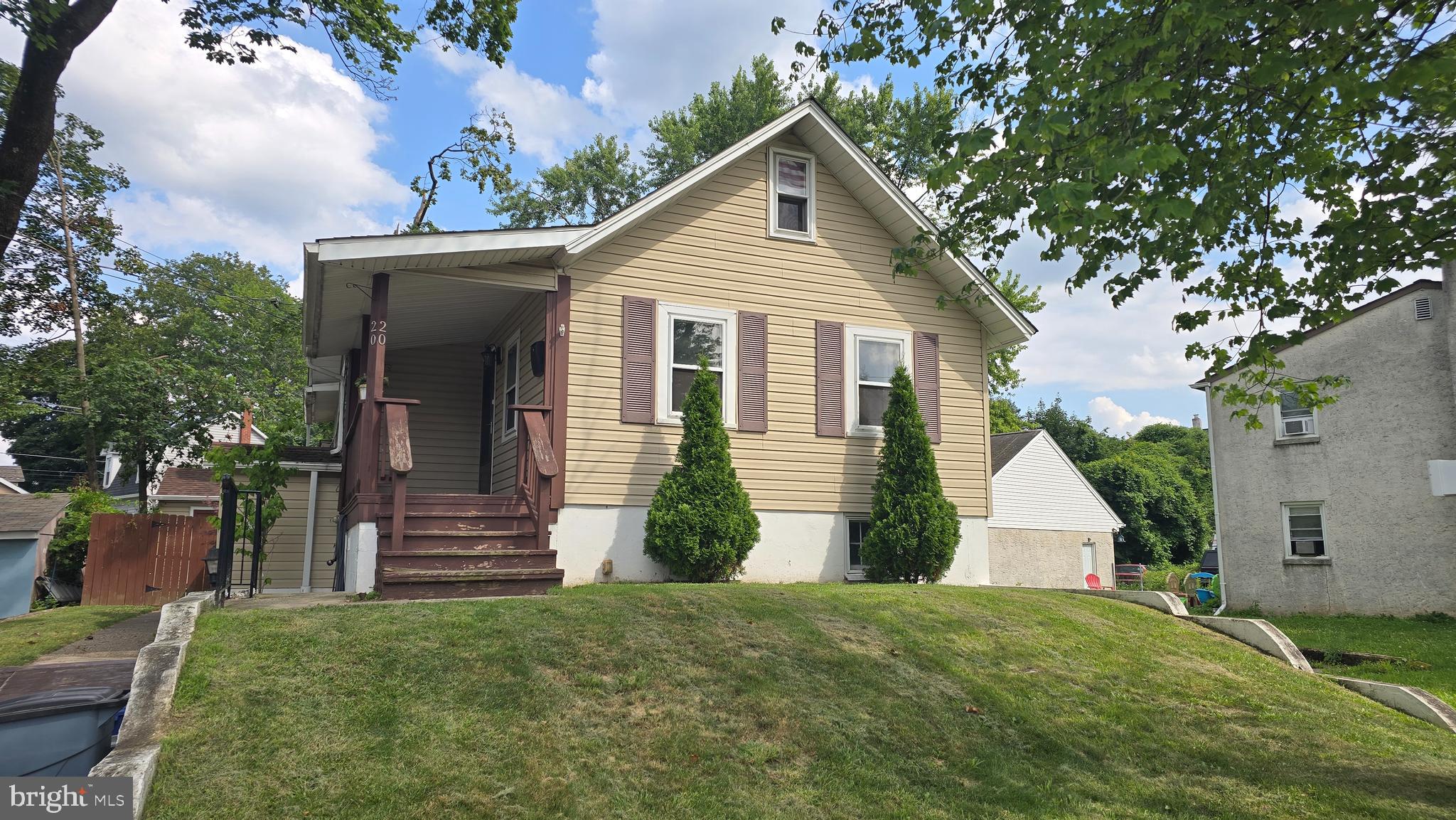Don't miss your opportunity to make this charming property in Hatboro borough your next home! Conveniently located close to Hatboro train station, Masons Mill Park and all the shops and restaurants in downtown Hatboro, this location can't be beat. Enter through the covered front porch to your cozy living room with brand new carpets (July 2025), a large coat closet and access to the unfinished attic. The dining room and kitchen have newer LVP flooring, white cabinets and newer appliances. From the kitchen you can access the two bedrooms, both with brand new carpets, and the full bath in the hallway. Head downstairs to your owner's retreat—the fully finished lower-level family room. From here you can access the laundry area and additional storage, workshop area, and exit to the rear yard. Outside, your private backyard offers plenty of space to gather with friends and family, as well as a like-new shed for all your outdoor needs. This home comes with a home warranty for peace of mind. Rarely will a move-in-ready home come on the market at this price... Don't miss it!