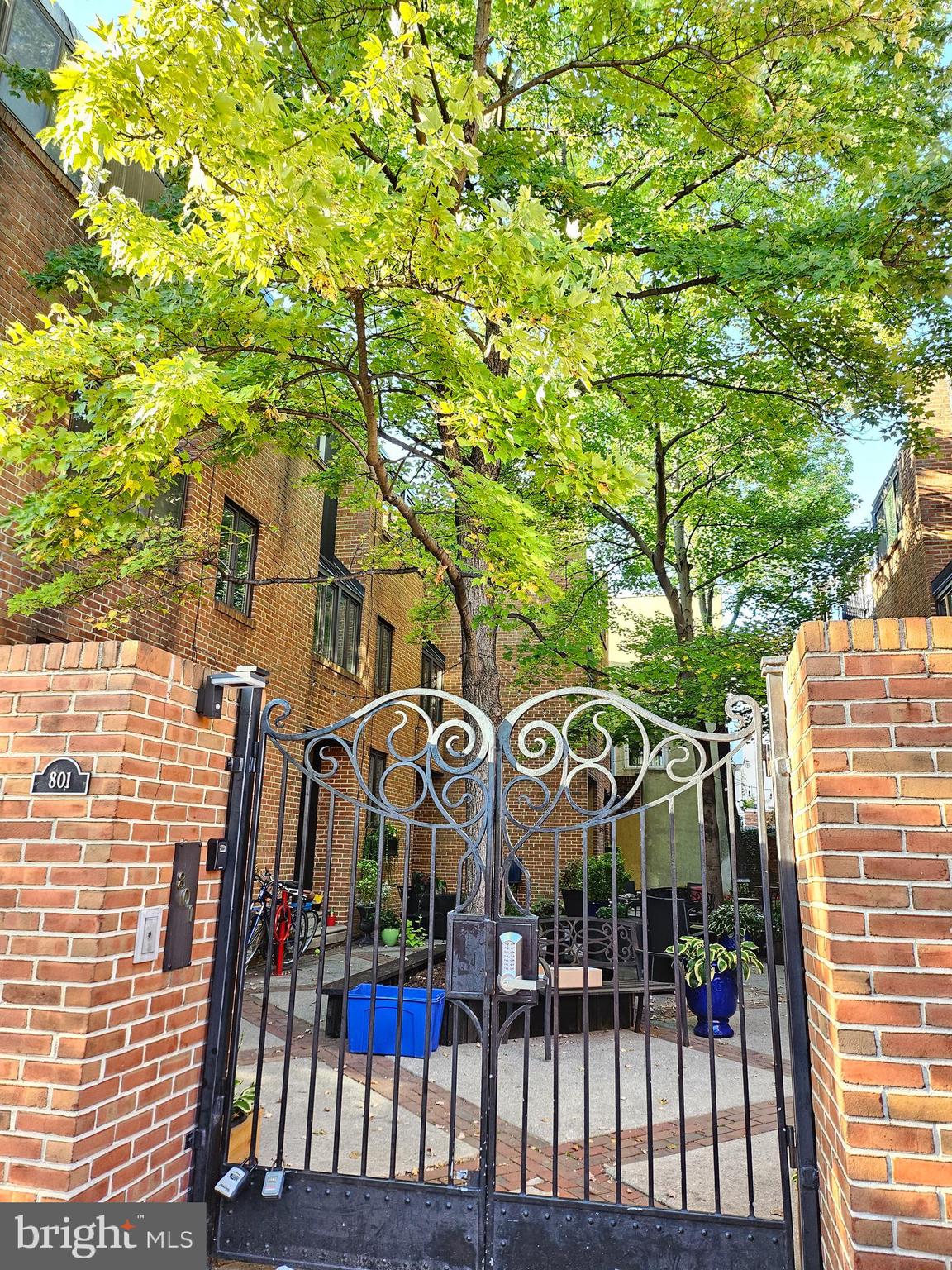 Gorgeous -801 S St Unit H is the ideal home! From the moment you enter the serene gated courtyard you're greeted with mature shade trees, and a lovely open space design. This 3 story townhome is 3 bedroom plus den, 2 and a half bath offers a large living room that flows to a private patio, hardwood floors throughout, lots of wonderful light through the large windows, full size dining room on the lower level, and an upgraded modern kitchen! The kitchen features gleaming granite countertop, abundant of cabinet spaces, gas stove, stainless steel refrigerator, dishwasher, and perfect space to cook. Unit H is a quiet oasis in the midst of wonderful city amenities such as Whole Foods market, steps from a myriad of the finest restaurants and BYOB's, public transportation, movie theaters, world-class orchestra and theater, Washington Square Park, and other benefits of a walking City life! Public transportation is easily accessible on all corners of the city. This home is situated in a prime location and convenient to numerous attractions. Come visit and make this your new home!