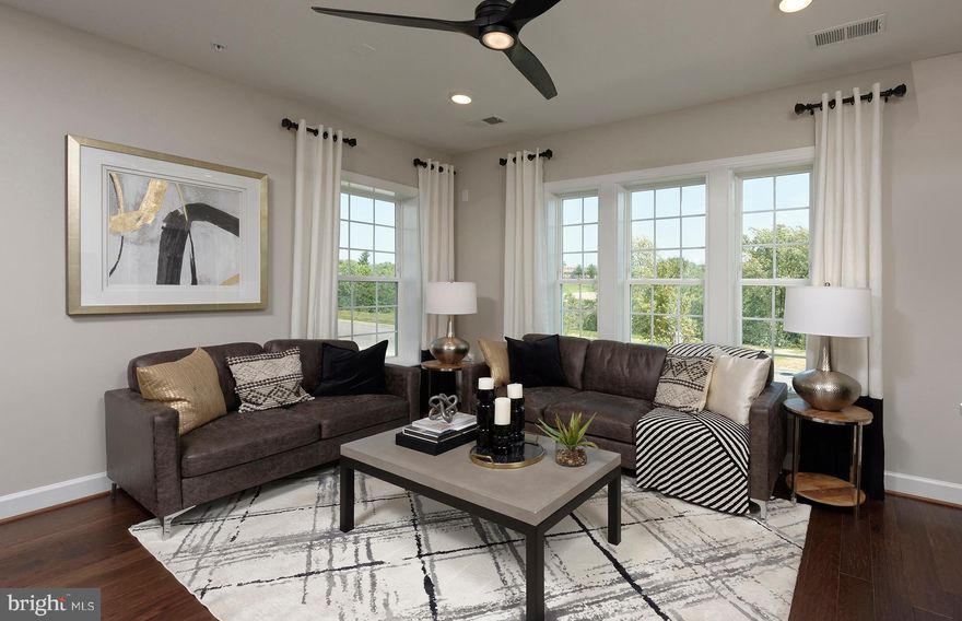 Luxury 2 level condos featuring 3 bedrooms and 2.5 baths. The charming ground-level entry Lafayette features an open design with powder room on the main floor. This three bedroom townhome condominium offers options for personalization, whether you turn the second bedroom into an office to work from home or a quaint guest room. This plan, ideal for couples or small families, includes a luxurious owners bath with a dual vanity and a roomy walk-in closet. Walk to the elementary school as well as the future town center, planned amphitheater & parks. Live close to I-270.