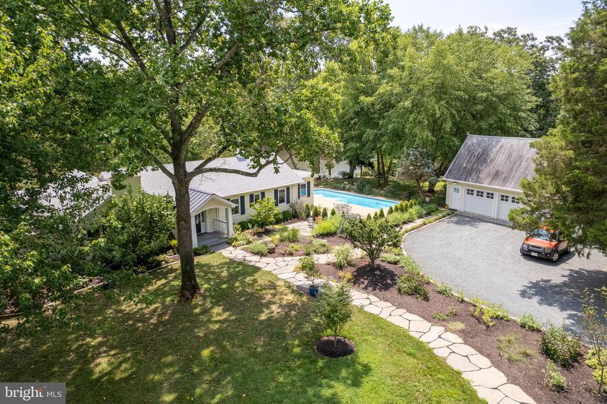 Enjoy picturesque water views of Worton Creek from every room. Situated on over 2.5 acres of well maintained and landscaped property with irrigation and  enjoy the water from the private pier with 5 ft. of depth and only minutes by boat to the Chesapeake Bay or relax by the water side pool. This five bedroom three bath home has an apartment above the detached 3 car garage with a full kitchen, living room and bedroom. The bright and open main level boast hardwood floors throughout a beautiful kitchen with central island, bosch refrigerator, dishwasher and gas stove top with double DeCor convection ovens. The living and dining rooms have cathedral ceilings and a gas fireplace. The primary suite is on one side of the house with a gas fireplace. The bathroom has a steam shower.  There is a solar system on the barn roof producing 25% of the energy needs. Completing this must see property is a large barn that the first level has been converted to a multi purpose room. The second floor of the barn is unfinished with 24 ft. high cathedral ceiling and awaits your imagination to convert it to special living space or use it as is for storage.
Just a few minutes down the road to Chestertown and Rock Hall and an easy drive to Annapolis, BWI, DC and Philadelphia.