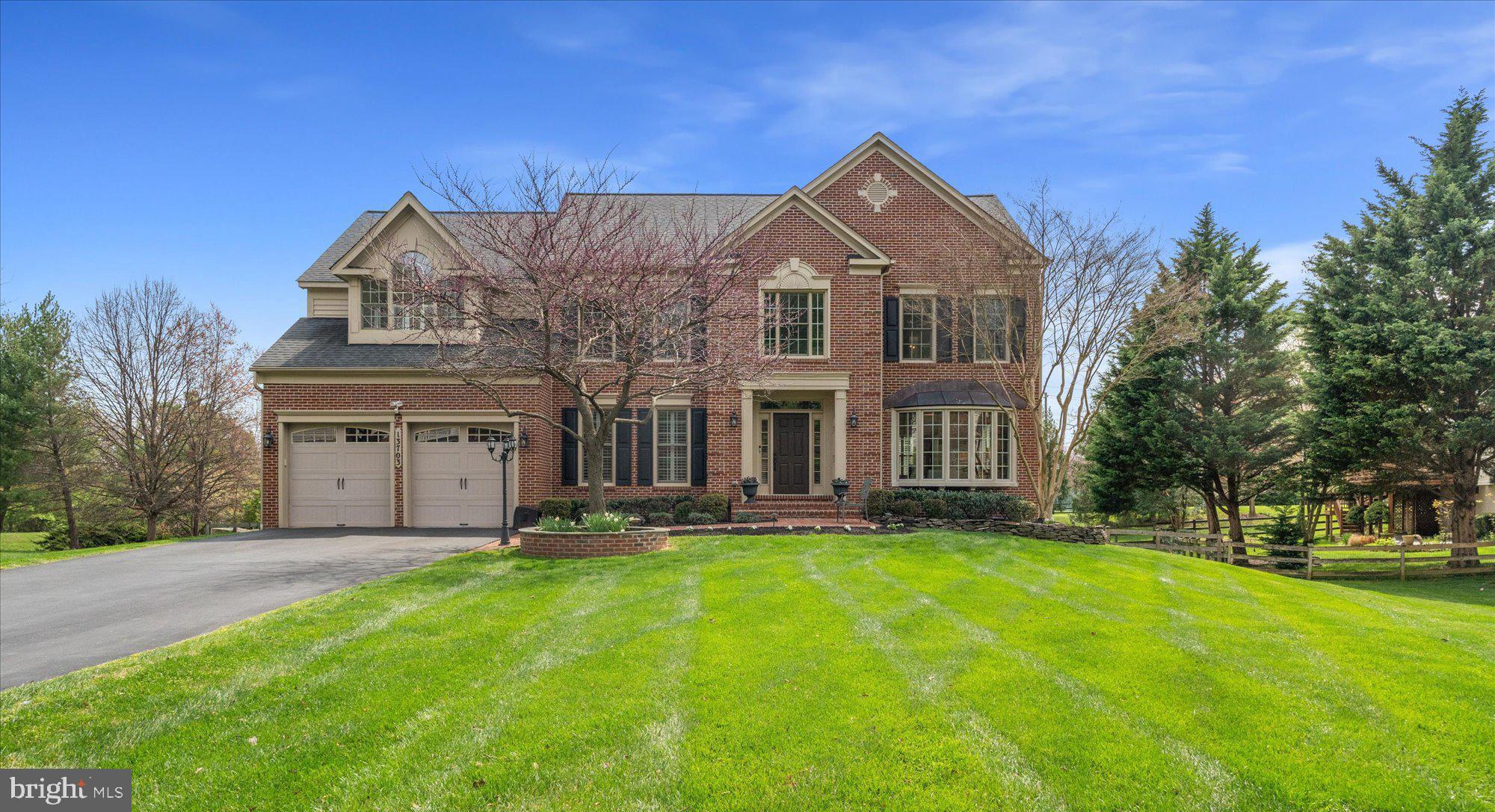 13703 Willow Tree Drive is the true definition of a move in ready home. Nestled in the highly sought after community of the Willows of Potomac, this stunning and completely updated center hall, brick front property offers the epitome of comfort, elegance, and modern living. With meticulous attention to detail and an array high end upgrades throughout, this residence is sure to exceed expectations. The heart of this home is the gourmet kitchen, designed to delight even the most discerning chefs. Equipped with high-end stainless appliances, ample counter space, custom cabinetry, and a spacious island, this kitchen is perfect for culinary enthusiasts and entertaining guests. A fully outfitted laundry and mud room off of the kitchen leads to a convenient oversized two car garage. The double-story family room off of the kitchen features a wood burning fireplace with access to the expansive rear deck overlooking the lush rear yard. A formal living room, a separate main level office, a spacious dining room that’s ready to host your next dinner party and an updated half bath complete this level. Ascend the home’s grand staircase to four upper-level bedrooms. The primary retreat is a true getaway, with a large sitting area, a king-sized bedroom space, two large walk-in closets, and a fully renovated spa-like bath with separate tub, glass enclosed shower, dual vanities, and premium fixture – it’s the ideal spot for relaxation and rejuvenation. Two secondary bedrooms with large closets share the renovated hall bath, while the third upper-level bedroom features an en-suite full bath as well as an attached dressing room and closet. The bright, walk-out, fully finished basement is an entertainment paradise, with a lower-level family room area, a separate bar with dishwasher and beverage refrigerator, a pool table corner, an exercise area and a lower-level bedroom and full bathroom. Situated on a meticulously maintained 0.4-acre lot, this property exudes curb appeal while offering plenty of outdoor space for both recreation and relaxation. Additional features include newer replacement windows, updated systems, an in-ground sprinkler system, fenced rear yard, two-tiered, recently updated rear deck and an EV charging station in the garage. Willows of Potomac residents enjoy access to top-rated schools, upscale shopping, dining, and entertainment options, convenient proximity to major commuter routes as well as walking trails and a community club house, tennis and pool. With its unbeatable combination of luxury, comfort, and convenience, this exquisite residence offers the ultimate opportunity to live the lifestyle you've always dreamed of. Welcome home!