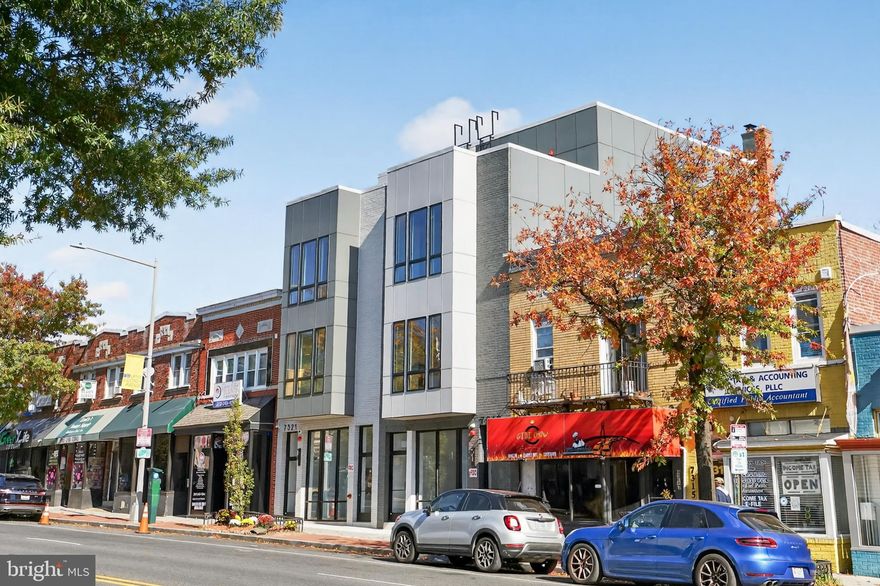 Introducing 7319 & 7321 Georgia Avenue NW, two newly constructed, boutique mixed-use buildings located in the vibrant Brightwood corridor of Upper Northwest Washington, DC. These contemporary properties each feature a total of four units comprised of three residential units ands a ground-level commercial/retail/flex space, offering an exceptional versatility for the investment opportunity at the intersection of urban convenience and neighborhood charm.

Each building includes a thoughtfully designed mix of residences—ranging from spacious 2-bedroom layouts to premium 3-bedroom, 3-bath 2-level penthouse —showcasing modern finishes, open floor plans, and abundant natural light. The street-level commercial units provide flexible space ideal for retail, professional office, or creative studio use, with excellent visibility along one of DC’s most active neighborhood corridors, Georgia Avenue, NW.

Residents will enjoy walkable access to Whole Foods at the Walter Reed Redevelopment (1 block south), Rock Creek Park, the Takoma and Silver Spring Metro stations, and a growing mix of cafés, restaurants, and local retailers. The Brightwood neighborhood continues to benefit from steady redevelopment, rising demand for quality new housing, and proximity to major employers in downtown DC and Silver Spring.

7319 & 7321 Georgia Avenue NW offer flexibility, performance, and enduring value in a rapidly growing submarket. Buildings offered individually, but also available to a single purchaser.  VACANT and easy to quickly sell and ideal for a 1031 exchange.  Each building is available for sale as a single taxable unit, but the legal work has been done to convert them to condominiums at any point down the line. Also, the adjoining commercial spaces can be joined by removing a section of the wall to create a single larger space if desired.