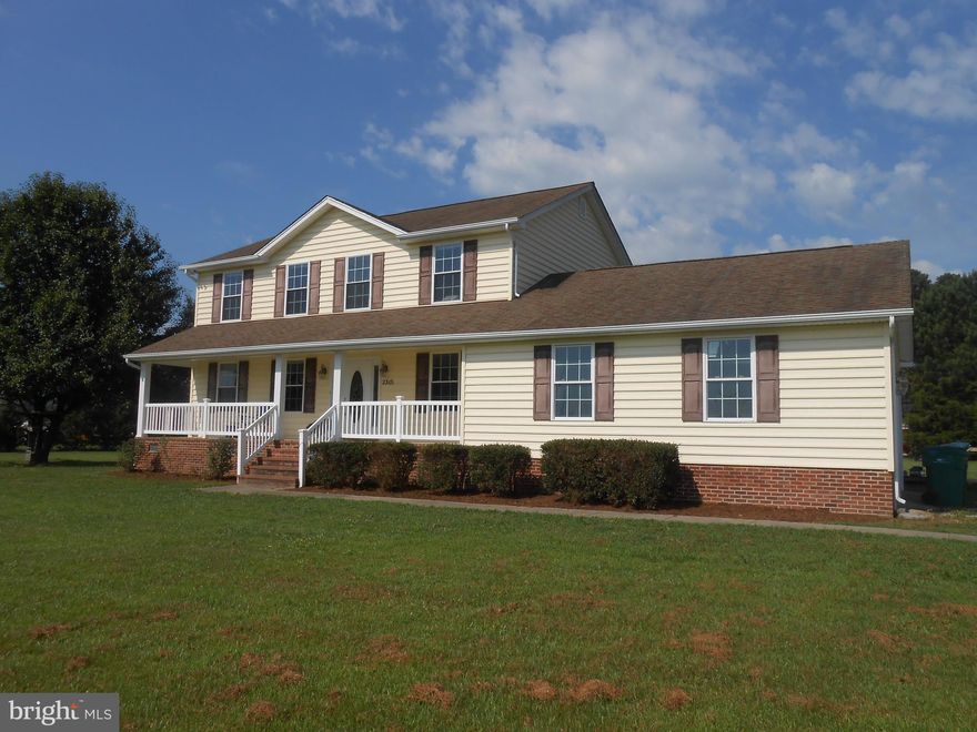 Country Living!! No HOA fees. Colonial on 3 acres. Hardwood floors, granite kitchen counters, gas fireplace, deck, above ground pool and several sheds. Pull down stairs in the attic. Intercom system. 3 bedrooms and a separate office.