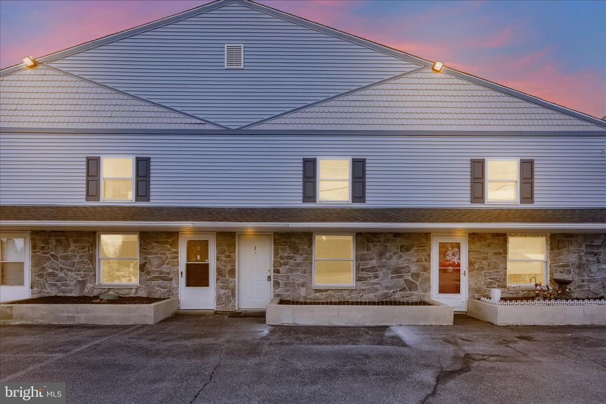 Welcome to Stress Free living. The first floor offers an open feel from the living room to kitchen. Off of the kitchen you will find a half bath, laundry closet, with stackable washer and dryer, new in early 2025, and a pantry. Upstairs is the bedroom with a full bath and walk in closet. The association fee takes care of snow removal, exterior maintenance, lawn care, water, sewer and trash.  Stove, Microwave and Refrigerator new in Dec. 2025. HVAC new in 2022.  Photos of Living room, Kitchen and Bedroom have been virtually staged to show how it can looked furnished. Make your appt today.