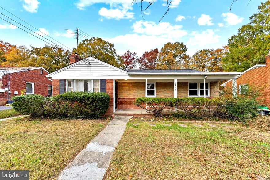 Charming all brick single-family home in District Heights, featuring 4 bedrooms, 2 full baths. Bright living room with water proof flooring goes throughout the house, plenty of natural light. The house features a cozy wood fireplace, a fully finished walk out basement that lead to a spacious and fenced backyard. The basement has an additional room that can be converted in a in-law suite or office room. This house has a great potential to make it your own or to make it as investment property. . This home is situated just a quick drive to DC, VA, National Harbor, major highways, restaurants and so much more. A must-see home. Schedule a showing today!