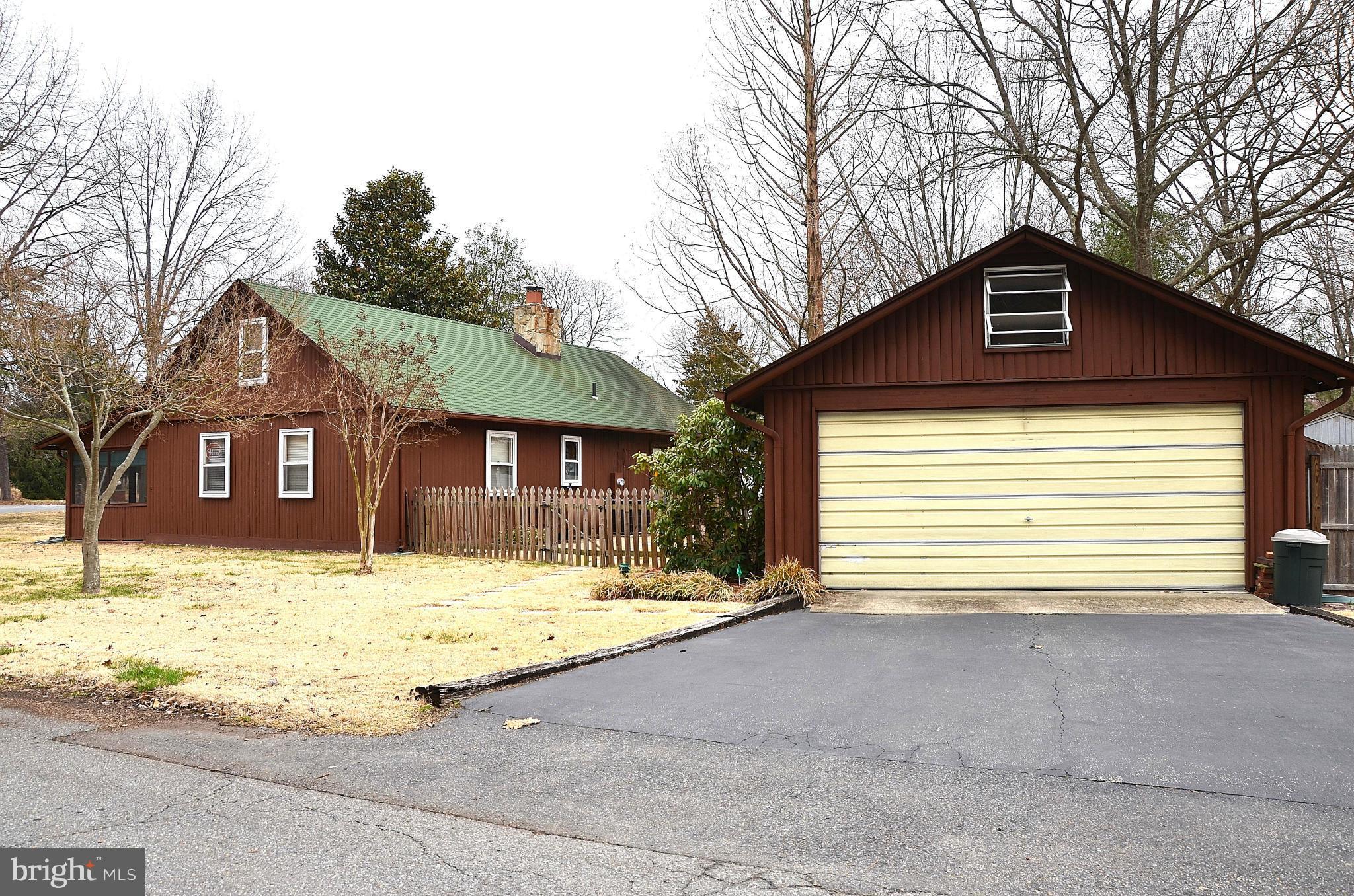 LOVINGLY MAINTAINED CUSTOM BUILT LOG CABIN--LARGE CORNER LOT--2 CAR DETACHED GARAGE--OPEN VAULTED CEILINGS, A STONE FIREPLACE AND TONS OF CHARACTER!! TWO BEDROOMS ON THE MAIN LEVEL AND UPSTAIRS LOFT CAN BE USED FOR ADDITIONAL BEDROOM OR LIVING SPACE--ENCLOSED FRONT PORCH FOR YOUR CRAB FEASTS--COMMUNITY CLUB HOUSE, VOLLEYBALL, PICNIC AREA, PIER/DOCK, RAMP AND BEACH--HMS HOME WARRANTY