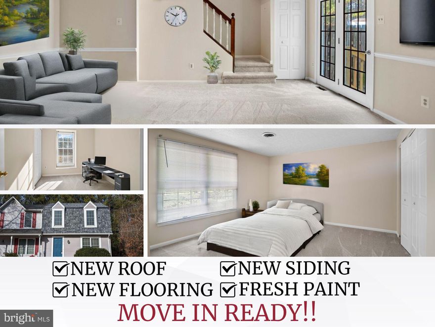 NEW, NEW, NEW! This delightful townhome is priced to sell and offers an abundance of upgrades that will leave you breathless. With its brand-new roof, gutters, siding, and flooring – every detail has been carefully considered to create a comfortable and stylish living experience. Step through the front door into the freshly painted home that exudes warmth and tranquility. The open floor plan seamlessly connects the living room to the dining area – an ideal setting for memorable gatherings with friends and family. The upper-level houses three serene bedrooms, perfect for unwinding after a long day. Each room offers ample closet space. Outside lies an enchanting backyard oasis that will captivate nature enthusiasts and entertainers alike. The large fenced-in backyard boasts mature trees offering shade on hot summer days while providing privacy from neighboring properties. Located in Callaway's desirable community, this townhome is within close proximity to schools, shopping centers, and recreational facilities. Embrace the opportunity to call this charming townhome yours!