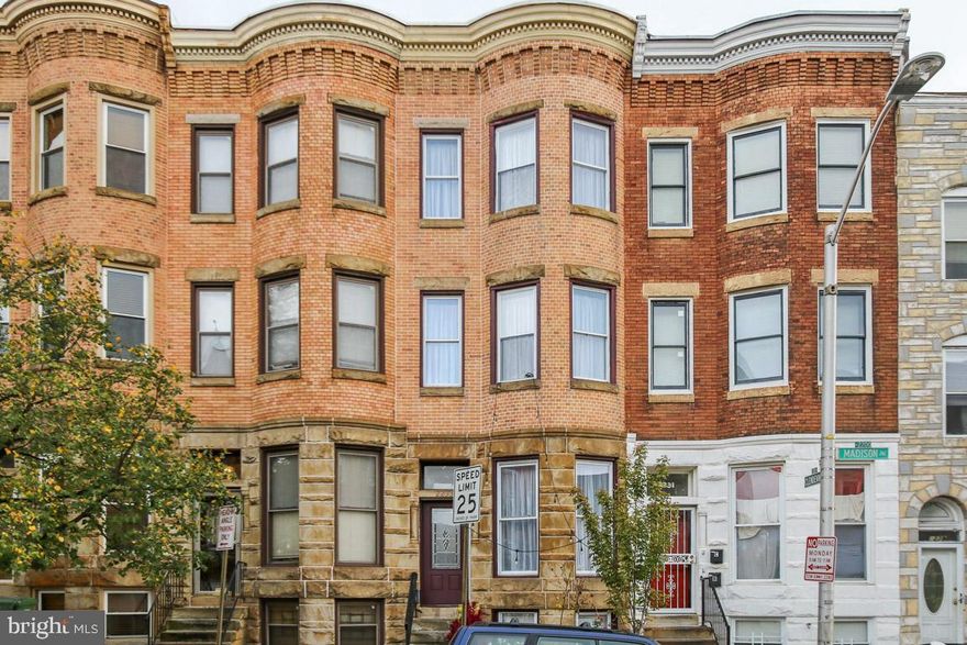 PRICE REDUCTION - NEWLY RE-LISTED! PERFECT FOR YOUR EAGER SPRING BUYERS. SIGNIFICANT PRICE IMPROVEMENT! SELLER VERY MOTIVATED. PROPERTY HAS RECENTLY BEEN VACATED, AND JUST RECEIVED A GOOD SPRING CLEANING. AMAZING, RECENTLY RENOVATED INTERIOR ROW HOME, IN THE EVER POPULAR MADISON PARK AREA OF RESEVOIR HILL. THE OWNERS SPARED NO EXPENSE IN ATTENTION TO DETAILS. THIS HOME OFFERS COFFERED CEILINGS, CHAIR RAIL MOLDING, LED LIGHTING, BUILT IN SPEAKERS, SMART HOME ELECTRONIC CAPABILITIES, AND MORE.  EXPOSED BRICK IN THE KITCHEN AREA, WITH STAINLESS STEEL APPLIANCES AND GRANITE COUNTERTOPS LEADING TO A COURTYARD WITH BOTH COVERED AND EXPOSED ENTERTAINMENT AREAS.  FOUR FINISHED LEVELS WITH A DECK OFF OF THE SECOND LEVEL. 4 SPACIOUS BEDS AND 2.5 BATHS EACH  WITH GORGEOUS UPDATED VESSELS, AND FIXTURES. HIGHLY MOTIVATED, ABSENTEE SELLER HAS USED THIS AS A RENTAL PROPERTY, AND IS READY TO LET IT GO.