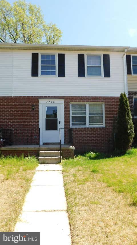 Townhouse For Rent - 3706 Double Rock Lane<br/> Baltimore County, PARKVILLE, MD 21234