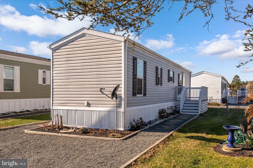 Embrace Coastal Living Just Minutes from Ocean City!
Experience low-maintenance beachside living in the desirable Salt Life Community, located only 2.4 miles from the Ocean City boardwalk, top attractions, and favorite local restaurants. Whether you want a full-time home or a quick weekend getaway, this 1-bedroom, 1-bath manufactured home offers comfort, convenience, and the perfect coastal vibe.  The community amenities truly set it apart. Enjoy sunny afternoons at the pool, peaceful walks along the community boardwalk, or downtime under the pavilion all within a short walk from your doorstep.