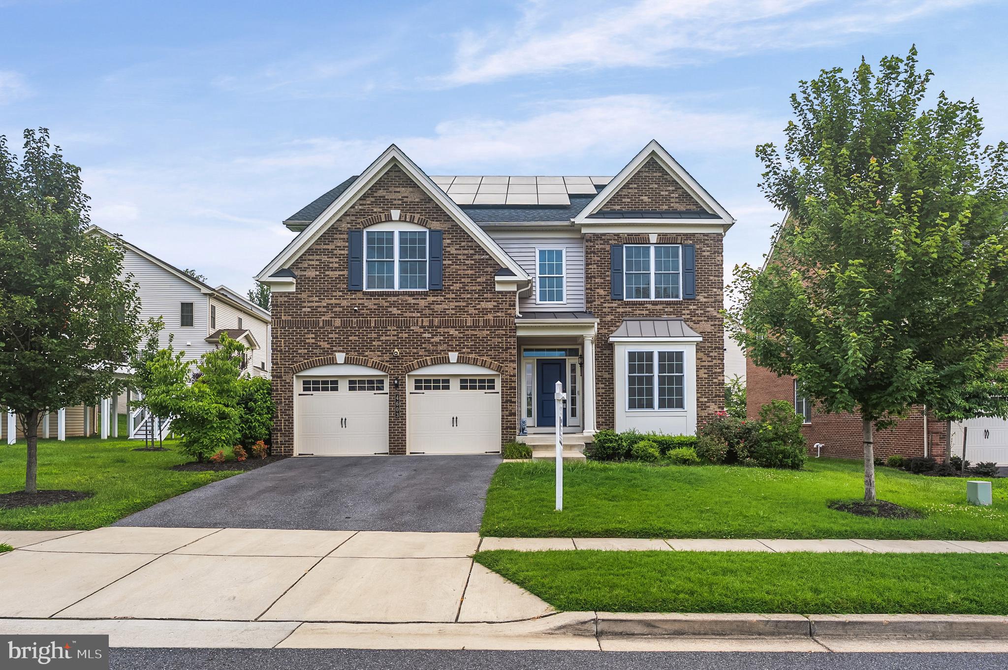 Like New Construction - three-level estate in the Distinguished Marlboro Ridge community! This gorgeous 5 bedroom, 5 bath colonial home is located in the amenity-rich, equestrian, prestigious community of Marlboro Ridge, in Prince Georges County, Maryland! Luxuriously and meticulously designed by the award-winning Toll Brothers Builders. This pristine, expansive natural light-filled home is a shining symbol of the versatility in this custom-designed home. This home offers a stately 2 story foyer, office, formal living room with cozy fireplace, main level bedroom, formal dining room, exquisite chef’s kitchen with stainless steel appliances including double wall oven, granite counter tops, hard wood cabinetry, a large island for entertaining guests, laundry room and a half bath all on the main floor level. The fully finished lower level includes a Theatre Room with a custom audio system, to bring movie night home. The basement also includes a game room area, exercise area/meditation zone, family room, and full bathroom - creating the best entertainment opportunities for the new buyer. The upper level includes owner’s suite with an immense lounge area, creating a double bedroom-like feel. The owner's bath / spa area creates a zen feel with the jetted soaking tub, separate shower, separate lavatory, dual walk-in closets and serene dressing area. This level also includes a Princess suite complete with oversized bedroom, bath and large walk-in closet.
There are two additional light-filled bedrooms, both generously sized. This level comprises 4 bedrooms and three full baths. For comfort, savings and convenience, this home features a solar panel system for lower utility bills! Vivant security system and electric car charger port!
This equestrian community affords access to resort-style amenities, including swimming pools, horse trails, club house, fitness center, tot lot, as well as walking and jogging paths. The Marlboro Ridge Equestrian Center offers horseback riding, lessons, clinics, special events, boarding and stables. Come home to 4603 Thoroughbred Dr!