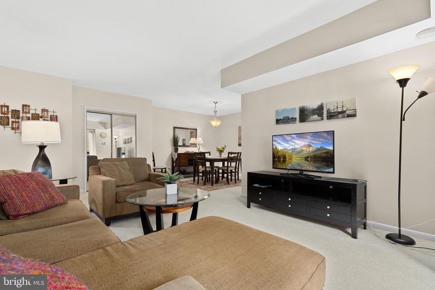 Very spacious three bedroom, two bathroom condo in the fantastic Seminary Walk community!! This is a 1,179 sq. ft. unit with in-unit laundry, a deck with room for table and chairs, and two full bathrooms.  It is immaculately kept and has an ideal layout.  It is located close to Duke Street, making your commute that much easier.  Very low condo fee for the size and bedrooms that this home has to offer.  The Seminary Walk community is a gem.  The community is just 1.3 miles to King Street metro station with plenty of transportation options on Duke Street as well.  Alexandria Commons with a variety of shopping and dining options–Giant, Starbucks, Panera Bread, Goldfish Swimming, UPS, Truist, etc.--is just 1 mile away.  Whole Foods is 1.3 miles away and Wegmans is just 1 mile.  Only 2 miles to Old Town Alexandria’s waterfront/Torpedo Factory/Mt. Vernon Biking trail for dining, entertainment, the arts, and historic sites (GW Masonic Memorial). For more of the great outdoors, enjoy Ft. Ward Historic Park, Mt. Vernon, and Huntley Meadows Nature Preserve, just a 10-15 min drive away. Convenient commuter location near major roads King St, Duke St, I-495, I-395, and VRE, Amtrak, bus, and major public transportation routes. Walk through charming Alexandria neighborhoods 20-minute drive to downtown DC.