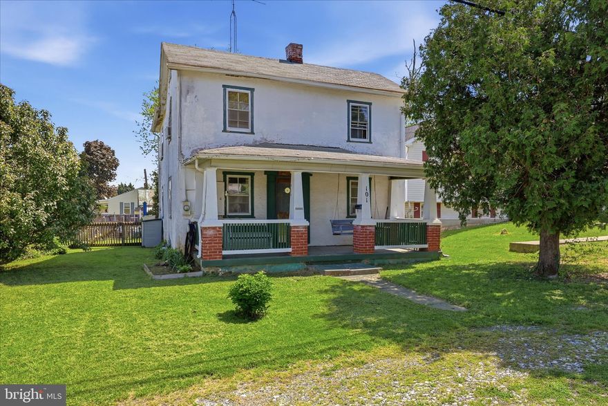 Great opportunity in the heart of Ranson. This 2-bedroom, 1-bath home is being sold AS-IS and offers strong potential for both buyers looking to renovate and investors seeking their next project. Set on an extra-large corner lot, the property includes a detached garage and a covered front porch—adding to its overall appeal. Inside, the existing layout provides a solid starting point with the flexibility to reconfigure into a 3-bedroom, 2-bath home, maximizing both space and value. Located within walking distance to downtown Ranson and nearby Charles Town, with convenient access to local shops, dining, and commuter routes.