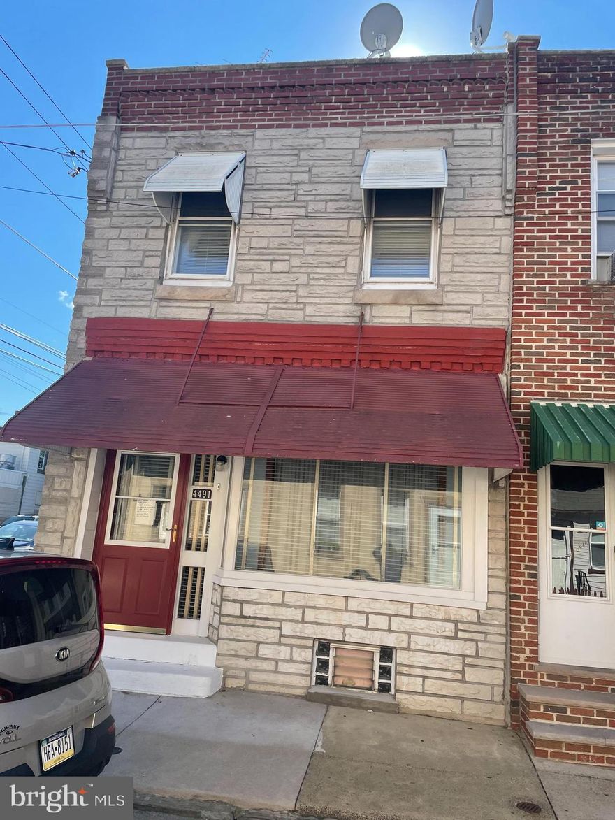 OPEN HOUSE: SUN 8/21/22 12:00 pm-2:00pm. NEW Price Reduction AGAIN!  Lets make a DEAL! We're at  $229900! This welcoming 2 story home  offers  3 beds, 2  full bathrooms. Home is well maintained with a covered rear patio leading to a detached 2 car garage that has attic storage. The home offers a large eat-in kitchen with high ceilings and original cabinets that give the kitchen charm. Next to the kitchen is a good sized dining rm.  The main entry (front door) offers a vestibule that leads to a very large living rm with an adjacent  full bathroom.  The 2nd flr includes 3 nice sized bedrooms with a full 4 piece bathroom. The full basement has high ceiling and offers plenty of storage space. There is a side door from the basement  to Lefevre  St. There is a laundry hook up(washer/dryer) and work bench in the basement. The home has a well maintained oil heater with radiators, electric hw tank, and 200amp breaker service.  This home makes a nice longterm investment at this price  or a good rental property.  You also have an extra wide garages(2) with 9ft doors and a side office. This is perfect if you're a contractor  or you want extra rental income. The garage has its own heat and a separate door from the office to the street.  Nice high ceiling in the garage with a large I-beam. You are minutes away from the Aramingo shopping district  and the entrance & exit to I-95. Betsy Ross bridge(to NJ) is only 3 minutes from this home. Tacony Palmyra Bridge is north from 4491 only 10-15 minutes away via State Rd. Septa routes 25,73, J and the Trenton Regional Rail station to Center City /Trenton is located at Bridge & Harbison  only 5 minutes away.  This Riverward property is within walking distance of the the future 8.2 acre Bridesburg Park with a master plan that includes bike & walking trails, meadows, rain garden & a boardwalk.