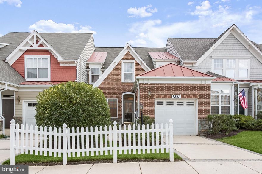 Selling As Is.  Estate Sale.  Priced low for the updates needed.  Most recent (7/14/2023) sold price for the similar sized house in the same Victoria Falls was $436,000.  Roof replacements in 2018 (front) and 2020 (back).  Beautiful and elegant brick front 2 level interior unit located in popular Victoria Falls!  Situated on a great lot and close to the exceptional community center. This wonderful resort-style 55+ community offers residents an indoor lap salt water pool, outdoor pool, sauna, fitness room, library room, game rooms, billiard room, and ball room. That’s not all, residents are also afforded tennis courts, a 2.5 mile trail around the community, 3 ponds, gazebos- so many activities with opportunities to socialize with neighbors. Clean and well maintained community managed by the wonderful onsite manager and staff.  This fantastic property offers well-curated living spaces with sophisticated moldings, lofty sun-filled windows, soaring vaulted ceilings, generous room sizes, and so much more. The idyllic picket fenced and covered front porch is a wonderful welcome to this elegant home. Anchored by the foyer is a bedroom or optional home office with French doors. Design meets comfort in the sought-after open floor plan seamlessly connecting the kitchen, dining, and living rooms. Inspire your inner chef in the kitchen with 42-inch cabinetry, breakfast area, and gas range.  Conveniently, the kitchen also offers laundry room access and garage access.  Ideal for entertaining and everyday comfort, the gathering spaces continue with the dining room, a space well-suited for both celebratory meals and weeknight fare. Further, the show stopping living room allows for large gatherings while retaining the intimacy and warmth reserved for family living; this bright and comfortable room highlights a dramatic vaulted ceiling with transom windows. The primary bedroom is a true sanctuary, boasting a spacious layout and a tranquil atmosphere. It features a walk-in closet, second closet, and an en-suite bath with a double vanity, soaking tub, and separate shower. The upper level hosts a third bedroom, room for the 3rd full bathroom with plumbing rough-ins, utility room with storage space, and a loft which presents opportunities for multiple uses to suit your lifestyle needs. Solar panels on the south facing rear roof (Leased) save your electric bills.  New Smoke/Co combo alarms. Close proximity to I-95, I-295, Route 1, MD-200, Marc Train, and more!