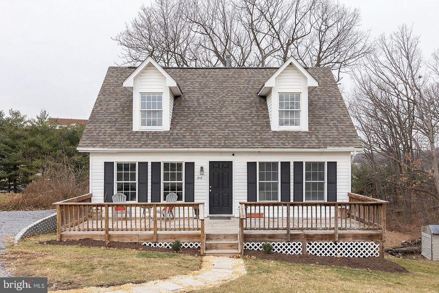 Don't miss this charming cape cod located in Pembridge Heights! Sitting on a cul-de-sac and backing to Shenandoah University, you can't beat the location being within minutes to Jim Barnett Park, or any of the major highways (50, I-81, I-66). The main level presents the living room, an eat-in kitchen with access to the rear deck, owners bedroom, full bath and laundry room. The upper level boasts 2 bedrooms and a remodeled full bathroom. The fully finished lower level offers a bonus room, family room, office and access to the rear patio.   Freshly painted, new flooring in Owner's bedroom, Kitchen, and Laundry room.   Sellers also installed a new driveway, and  30 year architectural shingles.