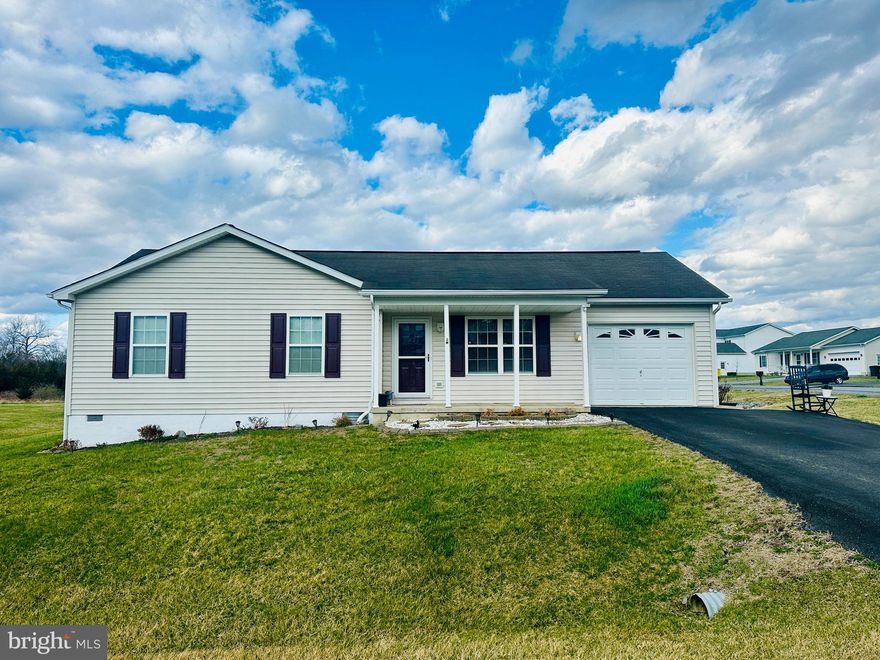 Impeccable updated ranch in the convenient Spring Hill neighborhood! Absolutely adorable 3 bedroom home! Upgrades include sturdy 6” thick exterior wall construction, all fresh paint throughout, all new upgraded plank floors, kitchen appliances & washer/drier,  countertops, freshly stained deck,  new storm door, fresh custom painted garage floor, new HVAC, paved driveway, and so much more! It’s truly move-in ready. A fast closing is possible if you’re in a hurry.