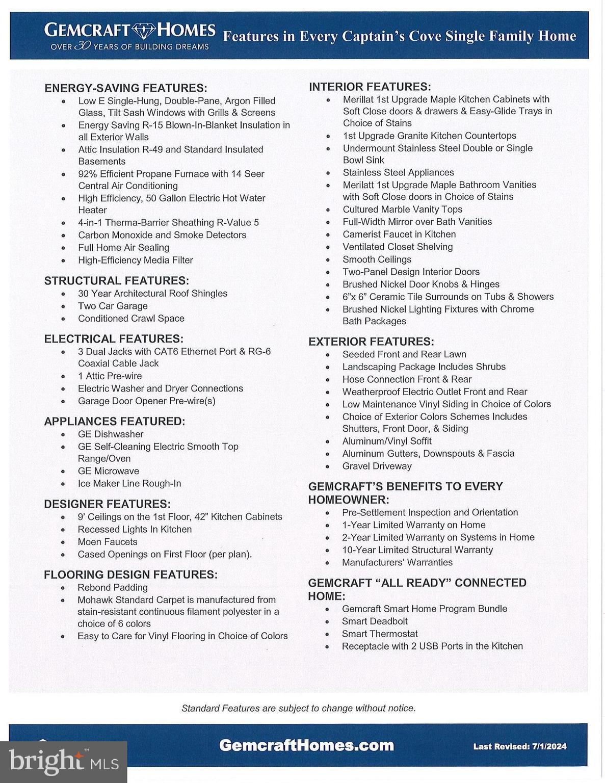 CAPTAIN'S COVE - Residential