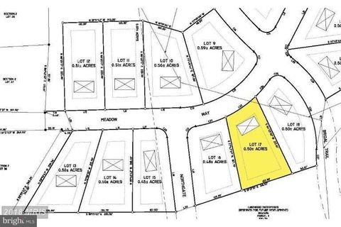 Vacant Land For Sale - 17 Meadow Way<br/> RIDGELEY, WV 26753