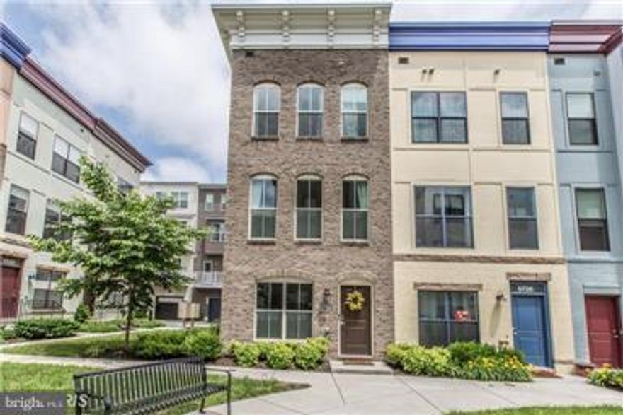 Why wait for new Construction when you can have it all with the Beautiful End Unit Townhome in Popular Arts District of Hyattsville. Home boast 3 bedrooms (two master suites)3 full bathroom and 1 half bath. Granite Countertops, Stainless steel appliances and a open floor plan. Relax on the 4th floor loft area on out on the roof top deck!. Hardwood floors on the main level and updates galore!