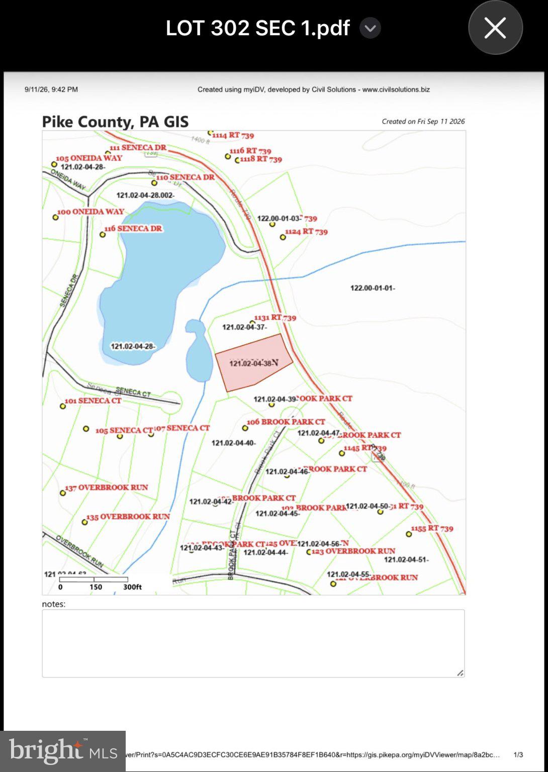 PA-739 ROUTE