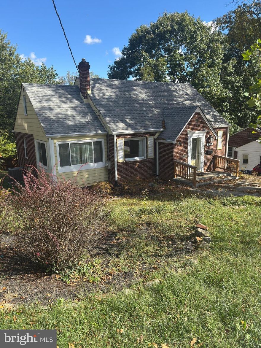 Back on the market and priced to sell! Don't miss this charming 3-Bedroom/2-Bath Cape Cod close to the shops and restaurants of Takoma Park's commercial center. Also close to Takoma Park Library and parks with  hiking & biking trails. The house features a living room and two bedrooms on the main level, hardwood floors throughout, a separate dining room that opens onto a large exterior deck overlooking the backyard, and recently updated kitchen and bathrooms. The lower level features a large room that can be a Family Room or the third Bedroon, as well as a private (side) entrance and a kitchenette with sink and refrigerator - perfect accommodations for an in-law or for a family member who desires some extra privacy. There is also a "Bonus Room" on the upper level that can be used as a study or as a fourth bedroom. Both the furnace and  the roof were replaced in the last five years.