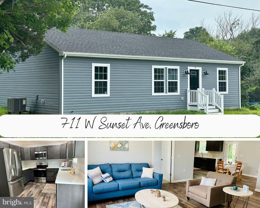 Brand Sparkling New!! This rancher is ready for its new owner.  Step into the spacious living area with plentiful natural light, open to the kitchen/dining area.  For the chef of the house... this kitchen features sparkling granite countertops, stainless steel appliances and beautiful gray soft close cabinetry. Split floor plan with primary bedroom and full bathroom on one end and two additional bedrooms and bathroom on the other.  Nothing to do but move in!