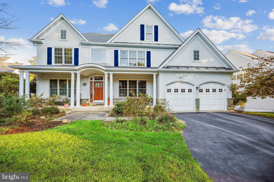 Welcome to 1513 Defoe Street, a beautifully presented colonial located on a quiet cul-de-sac in West Rockville, close to parks, dining, shopping, and major commuter routes. This 5,258 square foot home blends classic elegance with modern comforts.
Flooded with natural light, the open floor plan is enhanced by numerous architectural details, including a soaring two-story foyer, custom artisan millwork, light oak hardwoods, recessed lighting, high ceilings, and oversized windows throughout. The main-level primary suite, gourmet kitchen, and finished walk-out recreation level make this home truly exceptional.
The gourmet kitchen features natural cherry cabinetry, striking Volga Blue granite countertops, stainless steel appliances, and a central island that flows seamlessly into the family room, which boasts a vaulted ceiling and gas fireplace. The main level also includes a formal living room, a spacious office, a dining area, and a powder room. The primary suite offers a luxurious ensuite bathroom and two walk-in closets.
A dramatic custom-crafted balustrade, constructed from cherry, oak, and walnut, leads to the mezzanine with its open landing. The upper level offers three generously sized bedrooms and two bathrooms.
The walk-out lower level is a versatile space ready to serve as an additional suite. It features a large bedroom with a walk-in closet and ensuite bathroom, along with an expansive recreation room that opens to a private patio. A sizable unfinished storage area completes this level.
Don’t miss the opportunity to own this stunning home in a highly sought-after location!