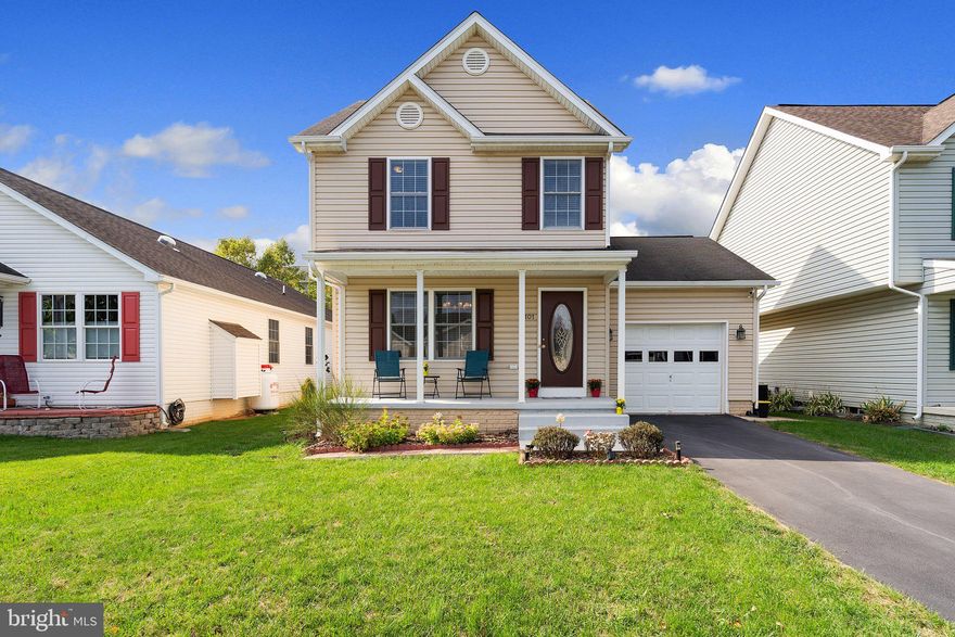 This lovely residence is situated within the highly desirable Briar Run Estates community in Jefferson County. Meticulously upheld, it shows three bedrooms and two and a half bathrooms. In addition to its well-manicured deck, perfect for family gatherings, the property features a fully fenced in backyard with a picturesque patio.  A charming garden area and two storage sheds add to the value of this abode.  The neighborhood itself offers a serene playground area, while conveniently being within walking distance of 
The Potomac Marketplace. Notably, this residence boasts an ideal commuter location, with easy access to Virginia and Maryland. Property offered "As Is".  Seller prefers to use Cardinal Title, PLLC at closing.