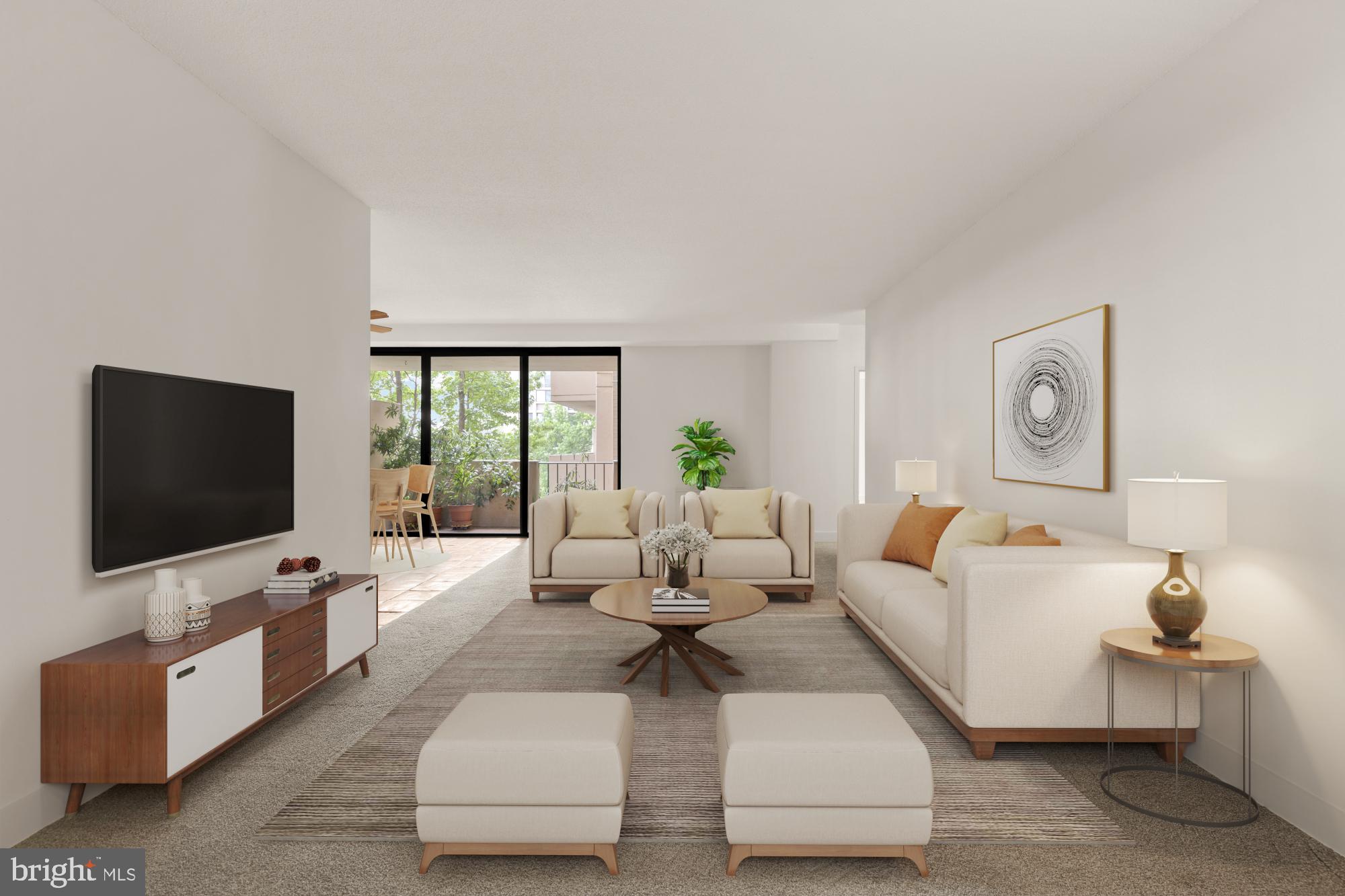 LARGE 1 BR/1.5 Bath, Renovated in May 2025. ALL UTILITIES INCLUDED. (1,172 Sq. ft) Spacious balcony, new stainless appliances, new flooring. Just moments from Ballston Quarter, its restaurants, nightlife, and the Metro (Orange & Silver lines). Harris-Teeter is literally next door and Target is just up the street. The Lubber Run Community Center is close by (fitness center, indoor track, multi-use court for volleyball, pickleball, basketball...) And a quick walk to hiking and biking trails. Front Desk staffed 7AM-Midnight to receive visitors and your packages. Security guard in building Midnight -7AM. On-site building property management. Pool with swimming lanes and LIFEGUARD! And a pool for kids, large private park and gazebo, community garden, party room and free laundry. Bicycle storage, roof antenna provides 55 local channels. Tenant responsible for Cable/Internet only!! Garage parking available for up to 3 cars starting at $50 monthly ($600 annually). APPLY through RENTSPREE at this link: https://apply.link/cH1wkLQ Call agent with any questions.