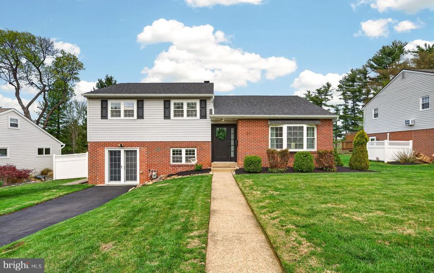 Welcome to 21 Red Oak Rd—a beautifully maintained 4-bedroom, 2-bath split-level home nestled in the desirable Oreland community. From the moment you arrive, you’ll be charmed by the home’s classic curb appeal, manicured landscaping, and inviting entry. Step inside to find a bright and spacious layout featuring gleaming hardwood floors and a warm, neutral palette throughout. The main living area flows seamlessly into the dining space and updated kitchen, complete with crisp white cabinetry, modern finishes, and a center island perfect for everyday living and entertaining. Upstairs, you’ll find generously sized bedrooms and a full bath, while the lower level offers additional living space ideal for a family room, playroom, or home office—plus a second full bath for added convenience. Out back, enjoy your private outdoor oasis with a large patio area, perfect for hosting summer gatherings, overlooking a fully fenced yard. The property backs to scenic open space, offering peaceful views and added privacy. With its functional layout, stylish updates, and fantastic indoor-outdoor living, this home truly has it all. Conveniently located near shopping, dining, and major routes—don’t miss your opportunity to make this one yours!