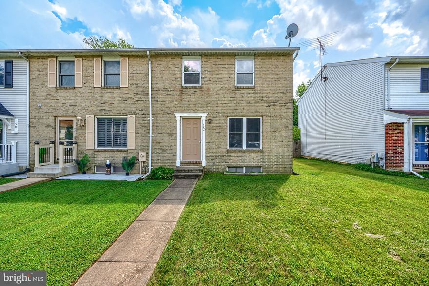 This 3-bedroom, 1.5-bath end-unit townhome offers the space, privacy, and freedom you’ve been looking for — with no HOA to limit your lifestyle or add monthly fees. Enjoy the benefits of a fully fenced backyard, two reserved parking spots, and extra natural light as an end-of-group.

Inside, the main level features a spacious living room, separate dining area, and an efficient kitchen layout that’s ready for your personal touch. Upstairs, you'll find three well-proportioned bedrooms and a full bath — plus the option to relocate laundry to the upper level for added convenience. The finished basement provides flexible space for a rec room, home office, gym, or guest area, along with a second bath and laundry/storage area.

The home has been cared for, but also offers a great opportunity for a few cosmetic upgrades to truly make it your own to enhance the value and comfort of your investment.

Located just minutes from APG, I-95, shopping, and dining, this home is an affordable and flexible option for first-time buyers, investors, or anyone looking for more space without the HOA rules.