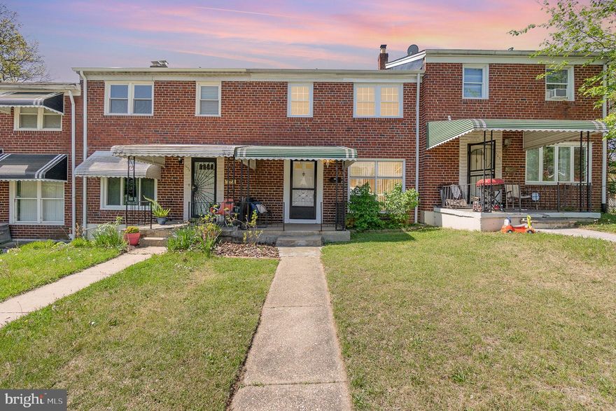 This house qualifies for a 10,000 grant from M&T! Check out this beautiful home at the Open house this Sunday and find out about the program with an on-site M&T loan officer.  Located in the neighborhood of Bellona-Gittings/chinquapin park and only minutes from Towson, this charming, completely remodeled and updated 1300 square foot townhome is perfect for you! With 3 beds, 1.5 baths, a partially finished basement club room and laundry room, ample closet space and a 1 car off-street parking area, it is the perfect home for the whole family. The newly refinished hardwood floors, fully remodeled kitchen and bath, new paint and light fixtures throughout give the home an updated feel while maintaining its original charm. This home also offers practical updates that will save you on future costs, including a 5 year-old-roof, replacement windows, a new hvac and central air unit, and included appliances (refrigerator, stove, dishwasher, microwave).