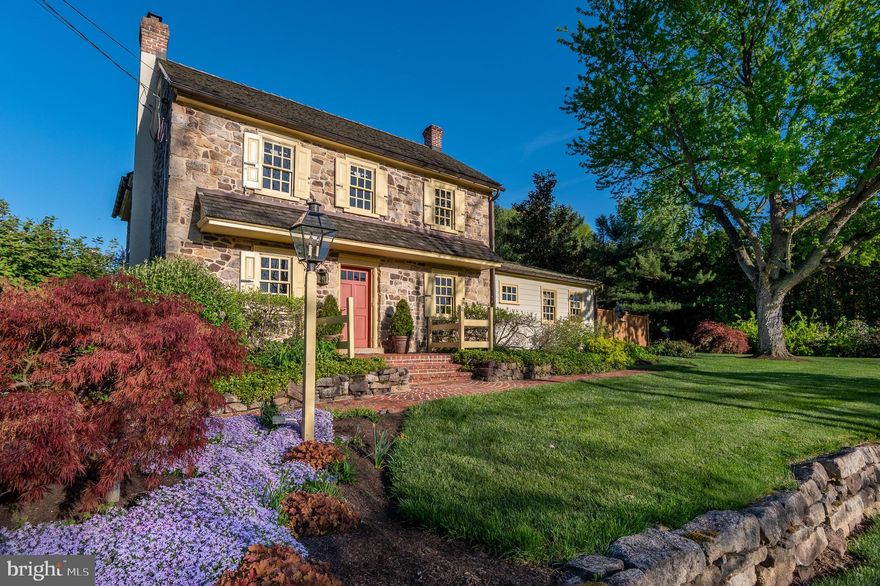 Welcome to 10 Ebelhare Road, a remarkable 3.6-acre property offering a rare blend of historic charm, farm living and thoughtfully updated amenities. This picturesque setting features a stunning stone residence, a garden house, a finished detached office/guest cottage (tavern building), a spacious bank barn , a secondary barn for tools and tractors, two run-in sheds, and three fenced pastures with nelson water. The entire property can serve as a small farm or home for a garden enthusiast or hobbies of many kinds! The home showcases timeless character, with the original stone home dating to circa 1847 and featuring beautiful hardwood floors and period hardware throughout. The well-designed layout includes a kitchen with stainless steel appliances and soap stone countertops,  two upstairs bedrooms and a full bath-with a marble vanity, along with a highly desirable first-floor primary suite with high ceilings, private outdoor entrance, and en-suite bathroom with quartz counter tops and walk in shower. Added in 2019, the addition also includes a laundry area and powder room, finished with brick flooring. The addition seamlessly integrates with the home’s historic character and charm.  Equally impressive are the exterior grounds. From the inviting front brick walkway to the side patio and serene back porch, surrounded by beautiful gardens and flower beds, every detail has been carefully considered. Meticulously maintained by the current owners for over two decades, the property reflects pride of ownership at every turn. Notable updates range from a new septic system and field (2021), the 2019 addition, and even newly installed pocket doors (April 2026) and more-nothing was missed! This exceptional property offers a unique opportunity to experience Chester County country living. Schedule your private showing today.