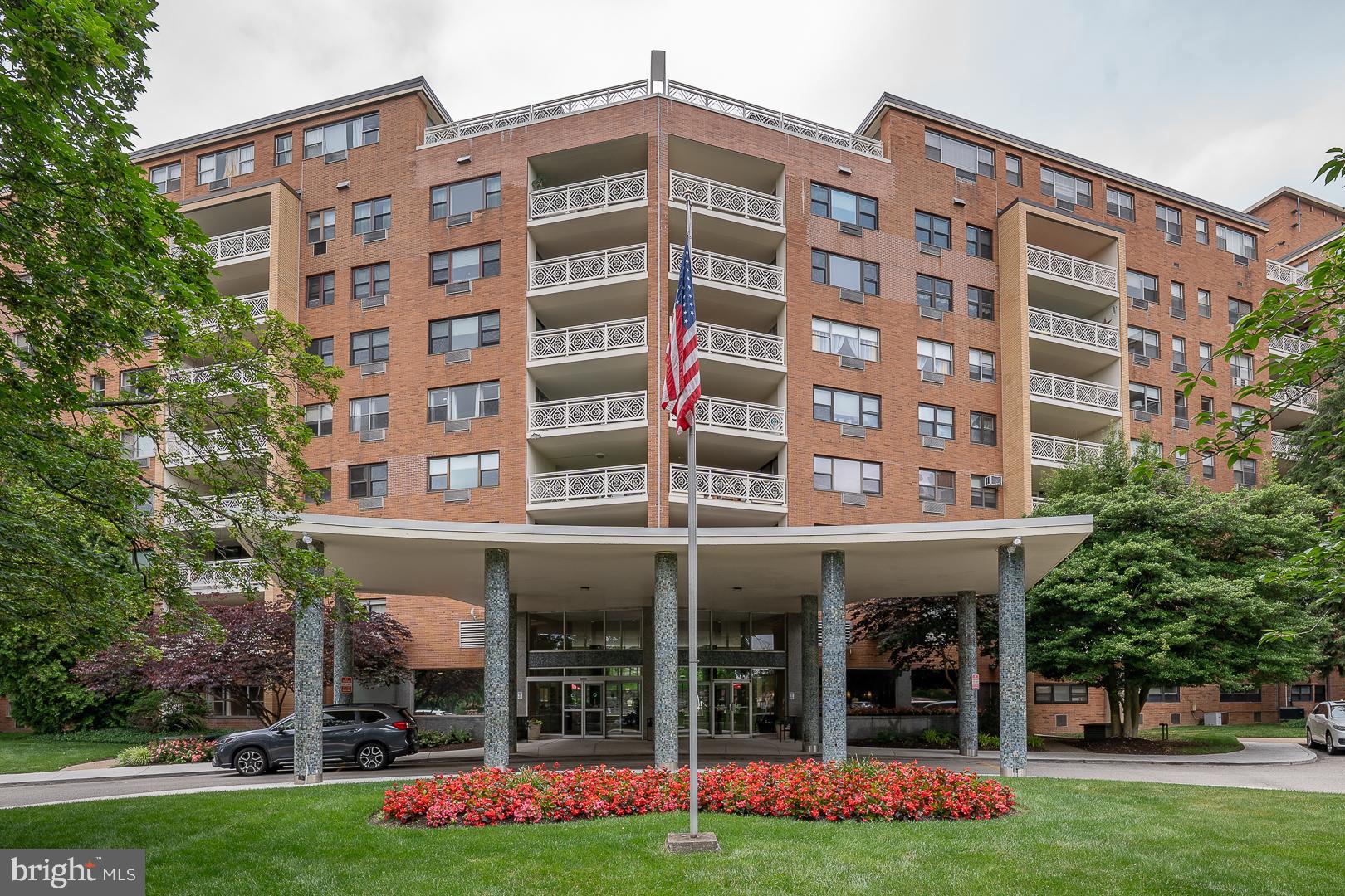 Welcome to this spacious and bright condo unit—one of the larger two-bedroom floor plans in the highly desirable Elkins Park House Condominiums. The open layout features a combined living and dining room with direct access to a large private balcony, ideal for outdoor dining and relaxation.
Galley-style kitchen with gas cooking, stainless steel oven, dishwasher, ample cabinetry, and storage.
There is partially updated bathrooms, ceiling fans and newer carpeting throughout.
Generously sized primary bedroom with incredible walk-in closet and ensuite bathroom.
Bonus storage unit in the basement. Building Amenities include 24-hour doorman and secure access elevators, beautifully maintained community pool included, social room with resident activities, On-site business services, restaurant, dry cleaner, medical and dental offices. This building is professionally managed with world-class maintenance onsite. Prime Location, conveniently located near Elkins Park Train Station, major highways (309, 476, Turnpike), area hospitals, and top universities. Condo Fees Include: water, heat, pool access, building insurance, snow & trash removal, and common area maintenance. Cable available at a discounted rate. Capital Contribution: 2 months of condo fees. There is currently a special assessment in the building.