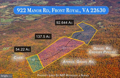 922 MANOR ROAD FRONT ROYAL VA 22630