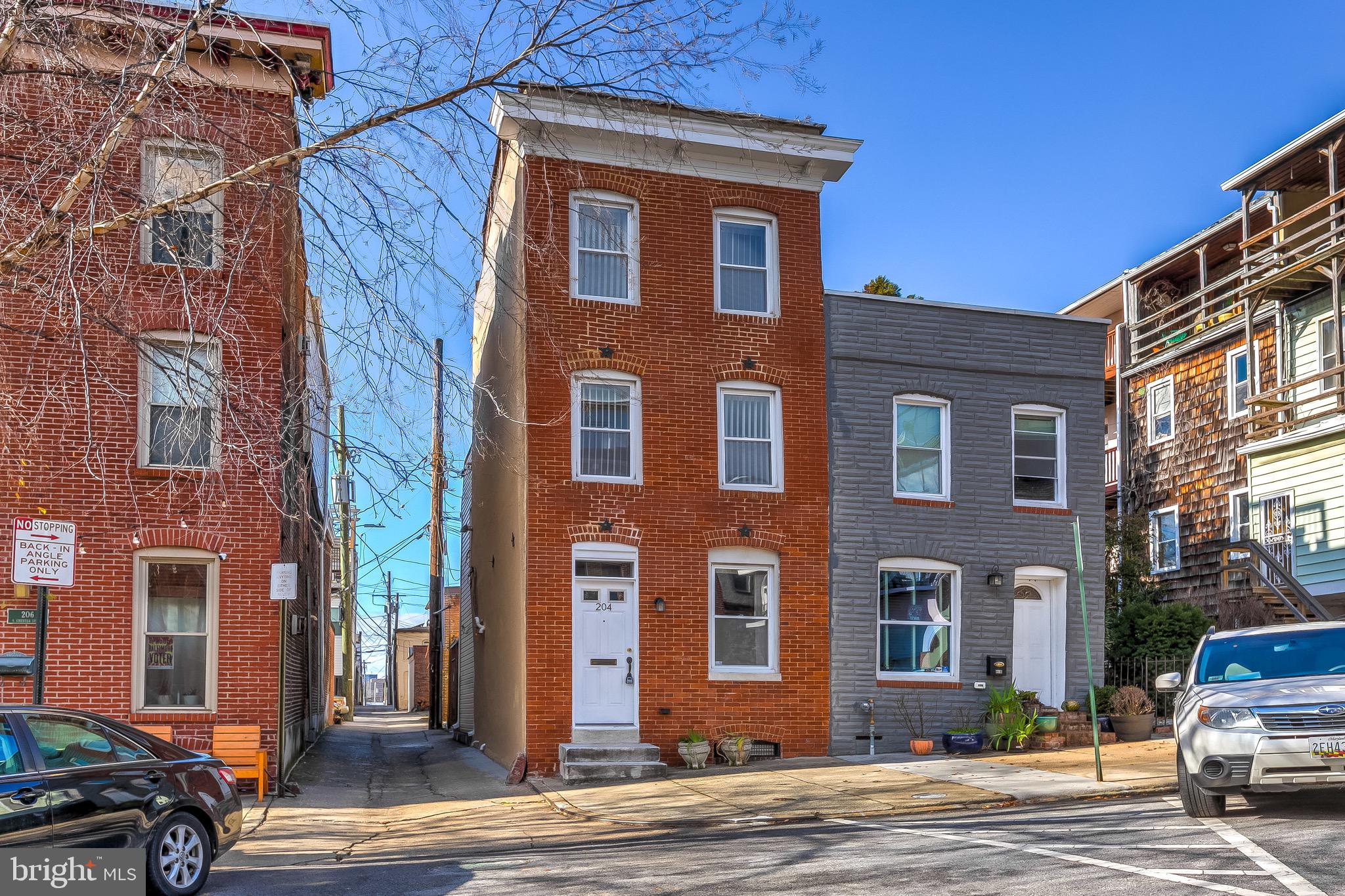 Stunning end of group rowhome available for rent in Upper Fells Point! This home features 2 bedrooms, 2 full bathrooms PLUS an extra bonus room which could act as an office, nursery or den. The main level features hardwood floors, a separate living and dining room, updated kitchen with stainless steel appliances, updated countertops, a gas stove and recessed lights. Off of the kitchen you will find an enclosed back patio and oversized storage shed that has electricity! Upstairs one level brings you to one bedroom, a bonus room, and a full bathroom in the hallway with laundry. Another flight up brings you to another bedroom and full bathroom with a jacuzzi tub. You will find a separate exterior entrance to the two-tiered rooftop deck with absolutely gorgeous city skyline and water views! This is the perfect place to call "home". Close to many local restaurants, Patterson Park, Fells Point and more! Call to schedule your private tour. ***Application fee is $40 per applicant over the age of 18. Everyone living in the home must apply. Home will be available on 2/1/22.