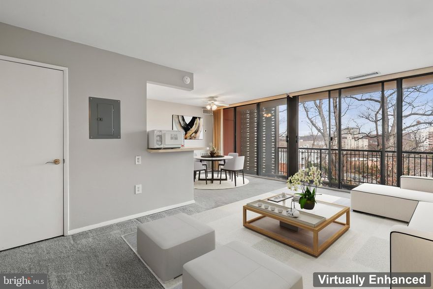 Welcome to your new home at West End Condo where comfort, convenience, and community converge! This well-appointed 1-bedroom, 1-bath condo spans 750 sq. ft. and offers a delightful living experience.
Step inside to discover a cozy haven with fully carpeted interiors, creating a warm and inviting atmosphere throughout. Natural light bathes every corner, courtesy of the numerous windows that frame scenic views and infuse the space with a refreshing brightness. Enjoy your morning coffee or unwind after a long day on your private balcony, providing a perfect retreat with a breath of fresh air. 
West End Condo doesn't just offer a home; it provides a lifestyle. Take advantage of a range of community amenities, from the Billiard Room and Community Center to the Fitness Center and Outdoor Pool. Additional offerings include Laundry Facilities, Tennis Courts, and Volleyball Courts, catering to diverse interests and creating a vibrant living experience.
The location of this condo is unbeatable. Conveniently situated near various dining options, shopping centers, and grocery stores, every necessity is at your fingertips. Commuting is a breeze with easy access to the Van Dorn metro station and major highways including I-95/495/395.
But the perks don't end there. Imagine being in close proximity to the historic charm of Old Town Alexandria, providing endless cultural and entertainment options. Plus, brace yourself for the exciting future with the upcoming WestEnd mix-use development. This transformative project will introduce the INOVA Alexandria Hospital, INOVA Schar Cancer Institute, along with residential, retail, and entertainment offerings, promising an even more dynamic and enriched living experience.
Don't miss the opportunity to make West End Condos your home sweet home. Condo fees include gas, water, trash, and snow removal (electricity is not included).