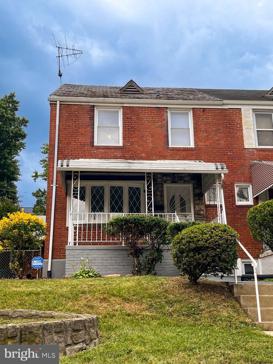 Completely renovated end-unit row home in Ednor Gardens Historic District. This 4 bedroom, 2.5 bath home has upgrades throughout including a brand new kitchen with granite countertops, updated cabinets, new flooring and stainless steel appliances. Large front living room and separate dining room with updated flooring, fresh paint and an updated main level half bath. The upper level includes 3 bedrooms with new paint and carpet and an upgraded full bathroom. The 2nd upper level includes a large, finished attic with new carpeting that can used as a 4th bedroom. The lower level includes a partially finished basement with new flooring, new paint, a completely upgraded full bathroom and plenty of storage space. The backyard includes a large shed as well as a parking pad. Located near schools, shopping and all major routes, this is a must see!