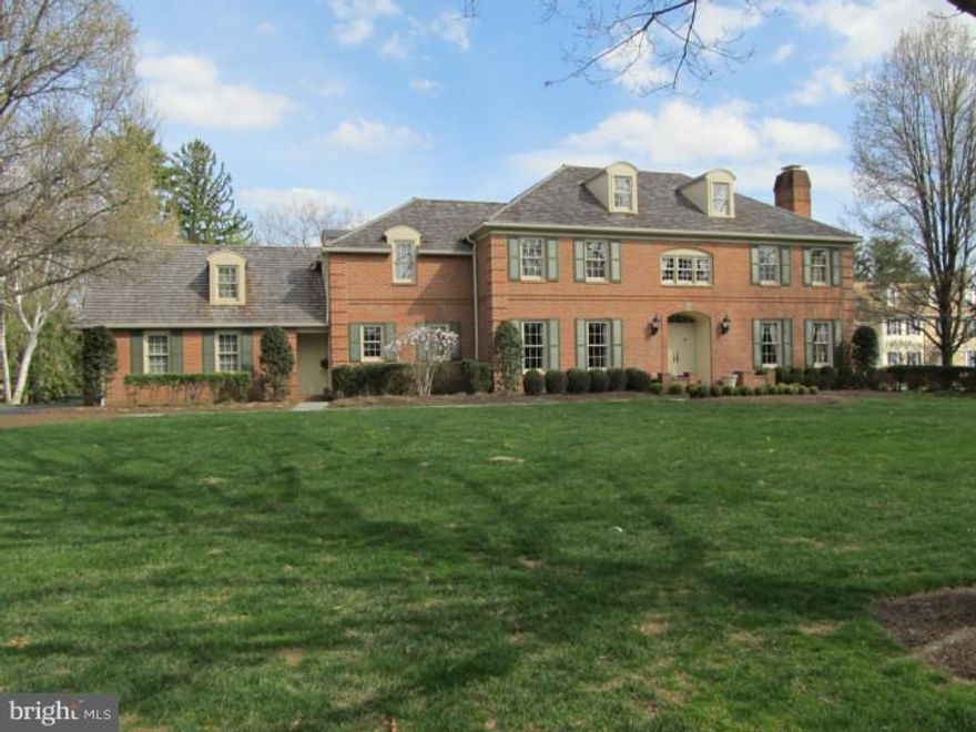 This beautiful and meticulously maintained 4 bedroom, 3.2 bath home is located on a desirable and private cul-de-sac in the heart of Easttown Township.  A winding slate walkway leads to this stately brick front home with professionally landscaped shrubbery and gardens.  Features of this home include marble flooring in both the foyer and formal dining room, custom millwork throughout the home, three fireplaces, abundant natural light and scenic views at every angle.  Gourmet kitchen with Viking professional range, granite countertop, breakfast counter and beautiful breakfast room.  Large, comfortable family rm off of kitchen.  An inviting master suite with professionally styled WIC. A finished walk-up, daylight lower level with bar, billiard, media, and gym areas, and a private deck overlooking the serene rear property and pool.  It is serviced by the award winning Tredyffrin-Easttown School District and is conveniently located near all major transportation routes.