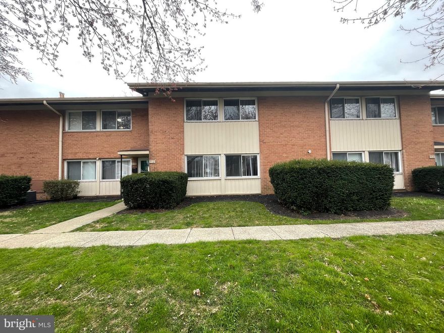 Cozy 2-level 2 bedroom, 1 bath end-unit townhome overlooking green space. Renovated in 2023, the kitchen offers new cabinets, new countertops, gas stove, and new refrigerator and flooring. Freshly painted and new carpeting throughout. Large bedrooms. Dining room has ceiling fan lighting. Gas heat and hot water. Off street parking. Rent includes water/sewer, storage cage in basement and exterior maintenance. Laundry room with card operated washer/dryer in lower level of building. Convenient location close to shopping, restaurants, commuter routes and Ft. Detrick. Good credit and rental payment history a must. Minimum credit score 640. Minimum income $54,900 required to apply. No pets and no smokers. Available for a May 4 move-in.