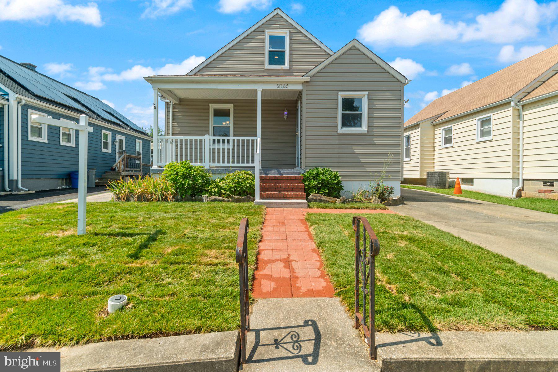 NO HOA !!! The single house....charming Cape Cod-style home in desirable Parkville, MD offers three spacious levels with thoughtful updates. The main level features two bedrooms with beautiful hardwood floors and a fully remodeled full bathroom, while the upper level includes two additional bedrooms with new luxury vinyl flooring. The main level offers the convenience two bedrooms and the renovated full bathroom. The home is filled with natural light and boasts new light fixtures, including recessed lighting, along with new locks for added security. The new HVAC system provides a comfortable in the house. Enjoy new quartz kitcehn counter top and all new appliances including new washer & dryer in the basement. The basement includes a full bathroom, adding extra convenience and functionality. Freshly painted with taste, the home also features newly installed sod in the front yard, new walking pavers, and a private driveway for off-street parking. Enjoy summer days by the swimming pool in the backyard, all with no HOA restrictions. Located close to stores and major highways, this move-in-ready home is the perfect blend of comfort, style, and convenience.